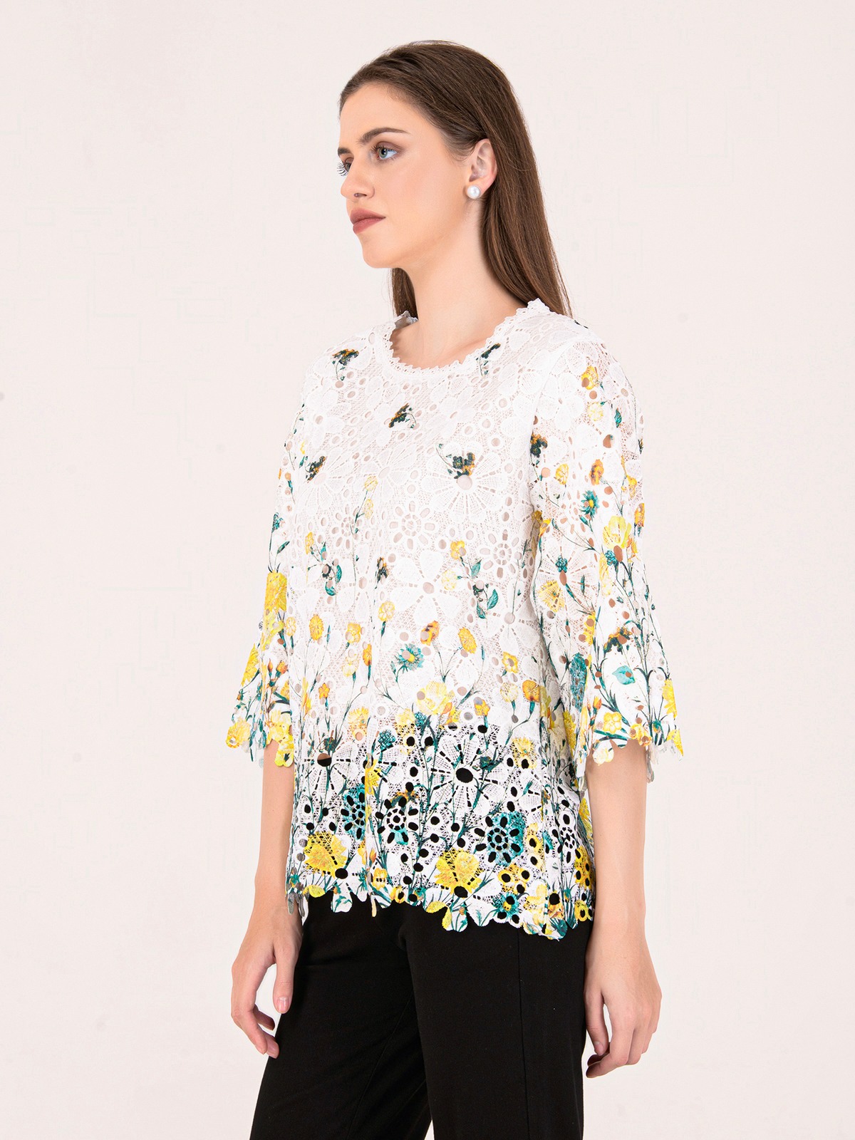 Albion Women White Smart Top