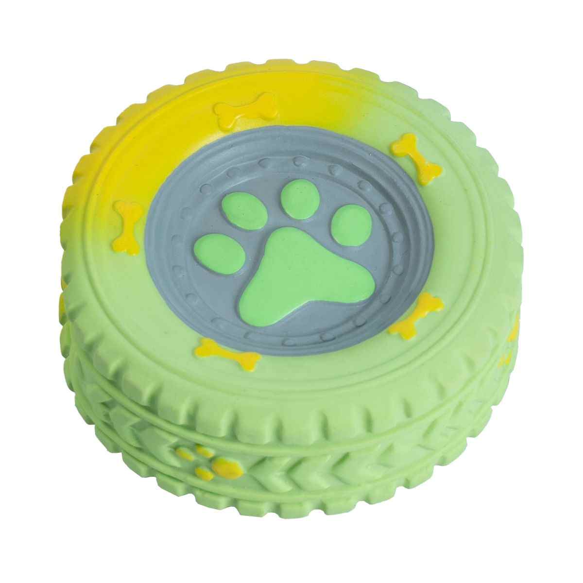 Ezra Play Tire E Squeaky Latex Toy