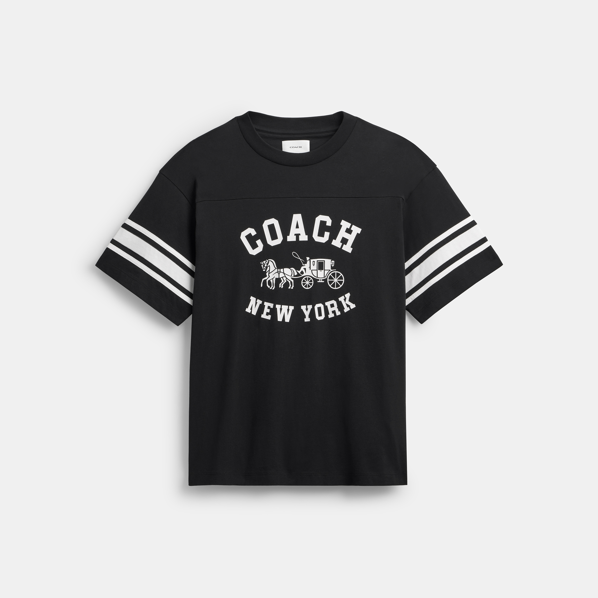 Horse And Carriage Relaxed T-Shirt In Organic Cotton