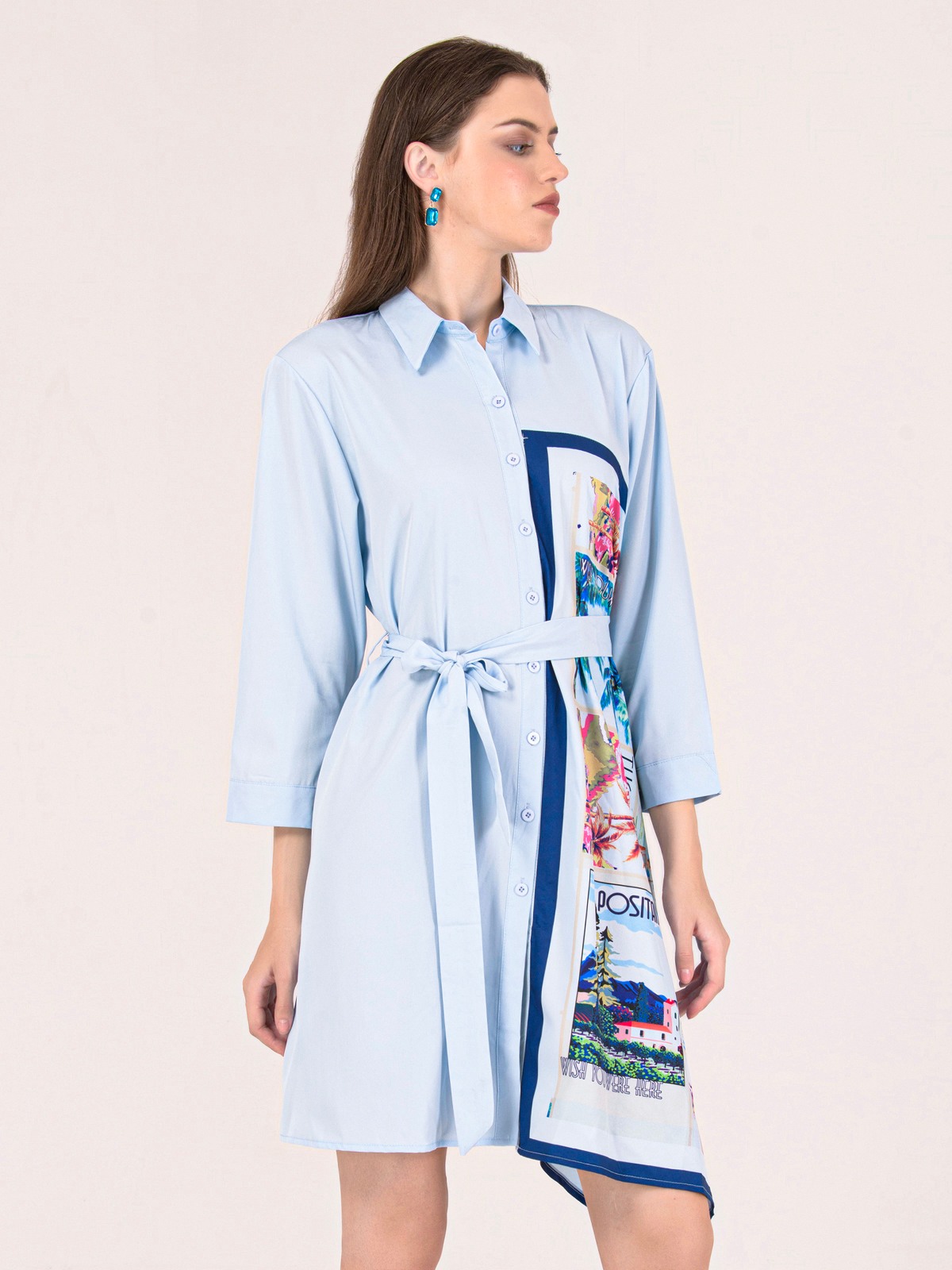Albion Women Blue Smart Dress