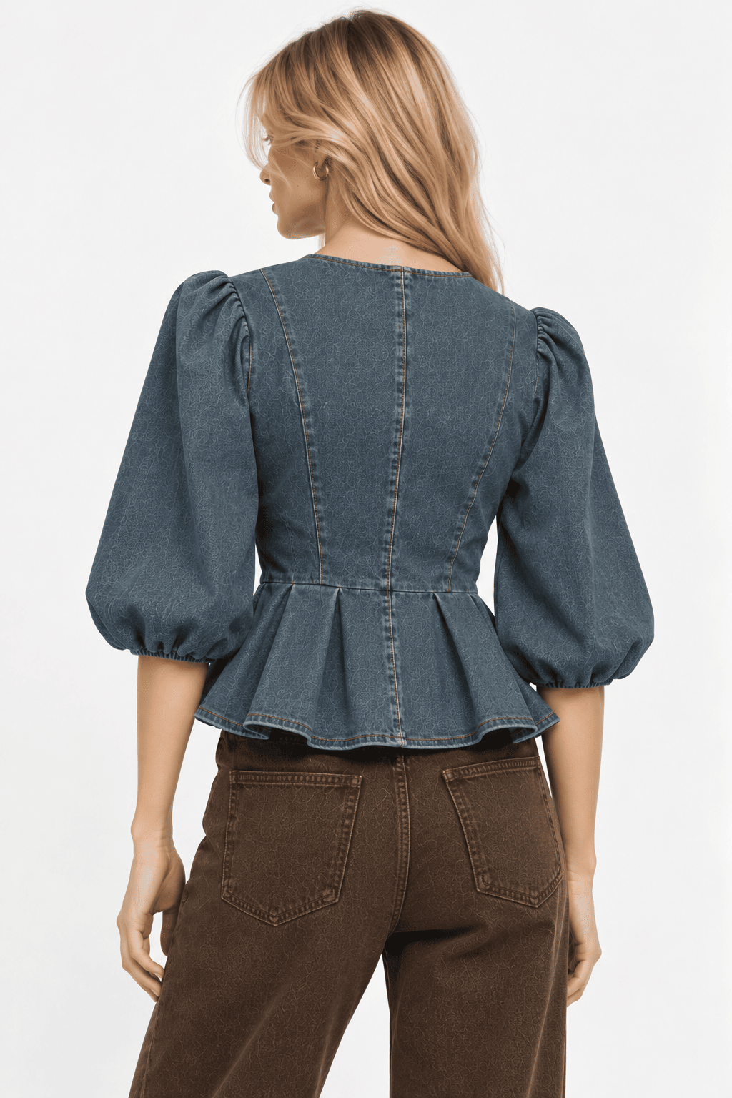 Magalia Blue Top