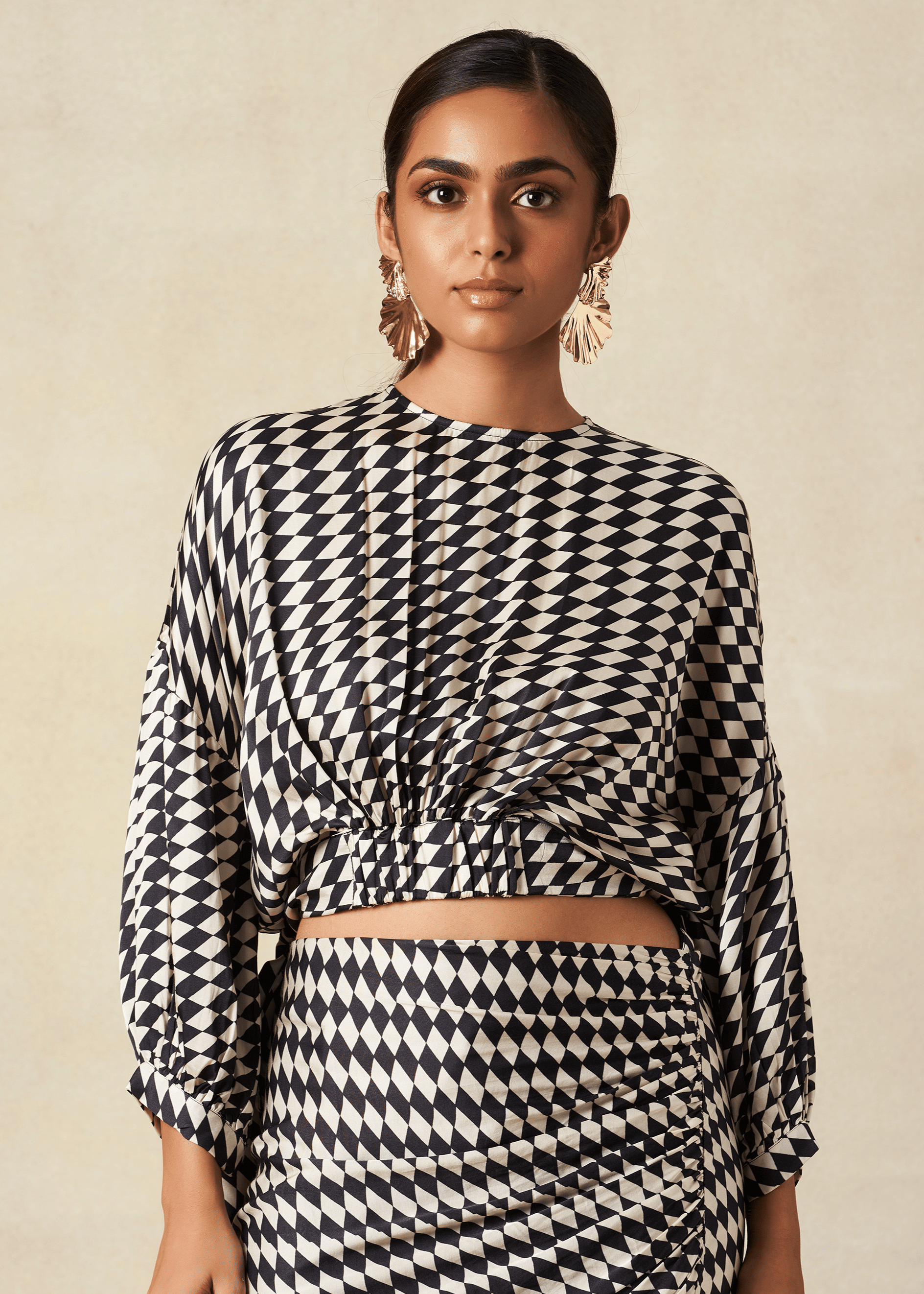 Monochrome Bluzon Top
