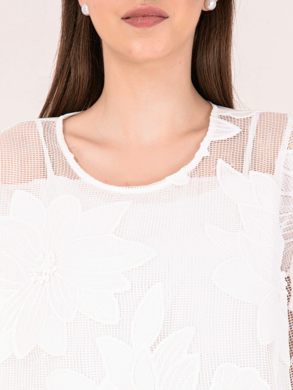 Albion Women White Smart Top