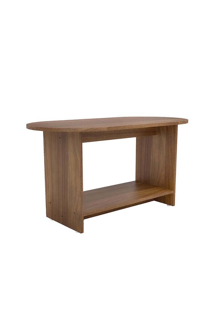 NEUDOT LIMANI Engineered Wood Coffee Table | Centre Table with Storage for Drawing Rooming, Living Room and Office - Leon Teak