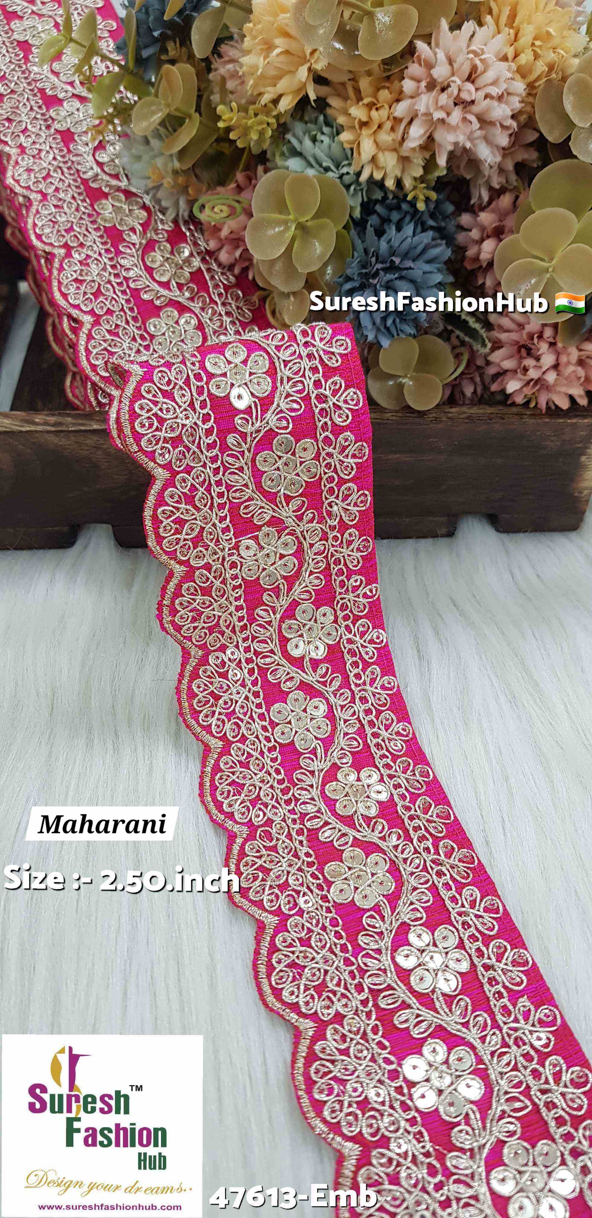  Floral Maharani Fabric Based Embroidery