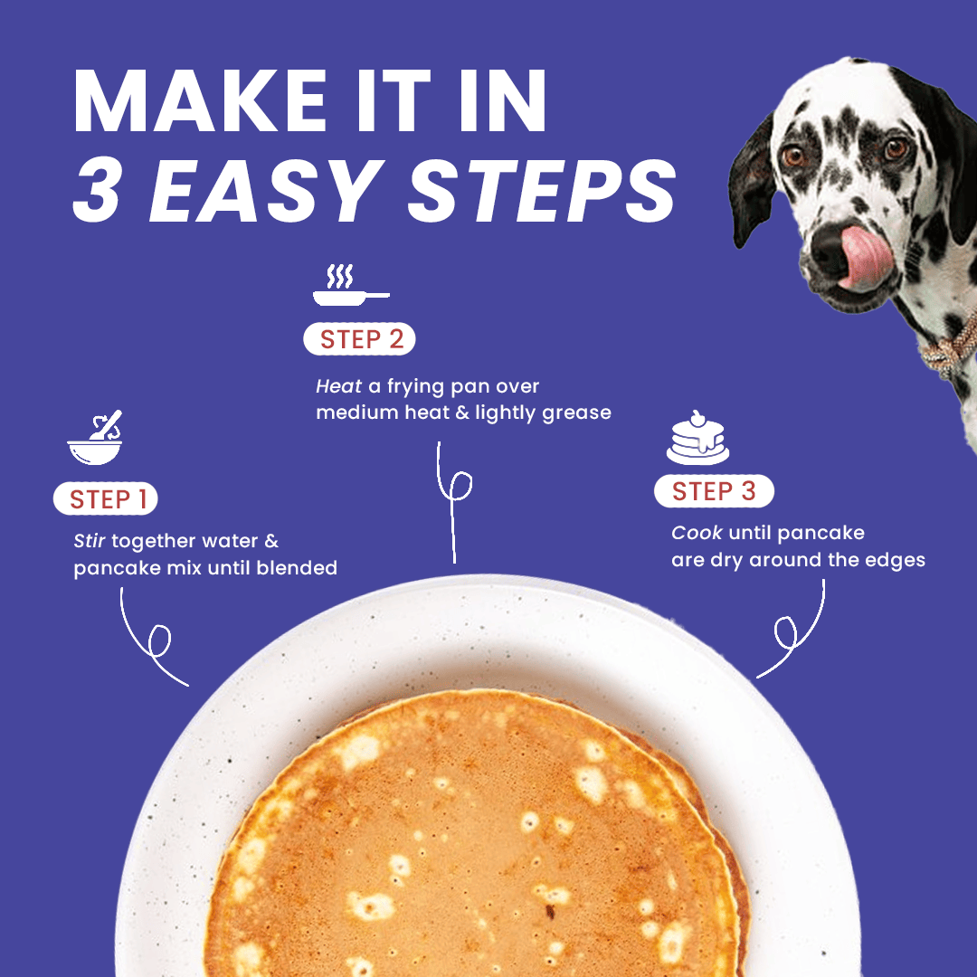 Casper Pancake Mix Blueberry Flavour Dog Treat - 250g