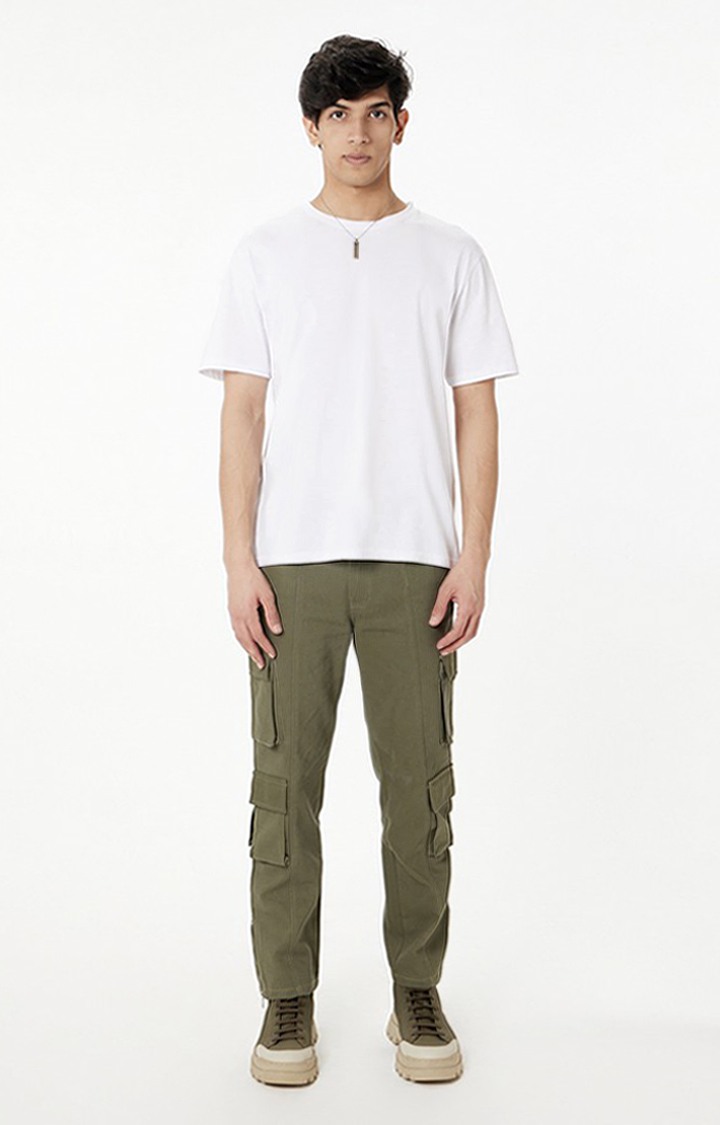 Men's Green Cotton Technical V 1.0 Cargos