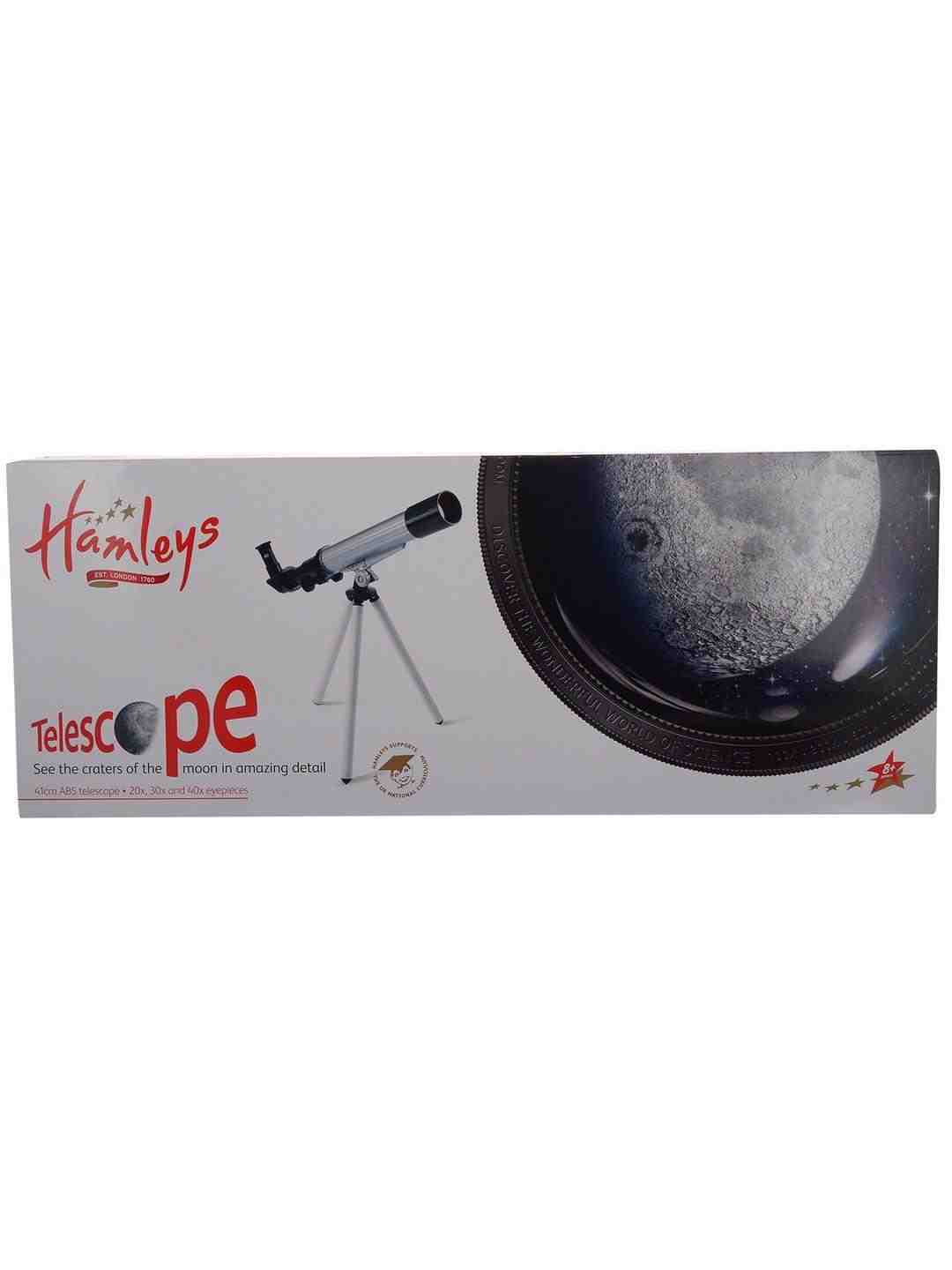 Hamleys Telescope Science Equipments for Kids age 8Y+ (Silver)