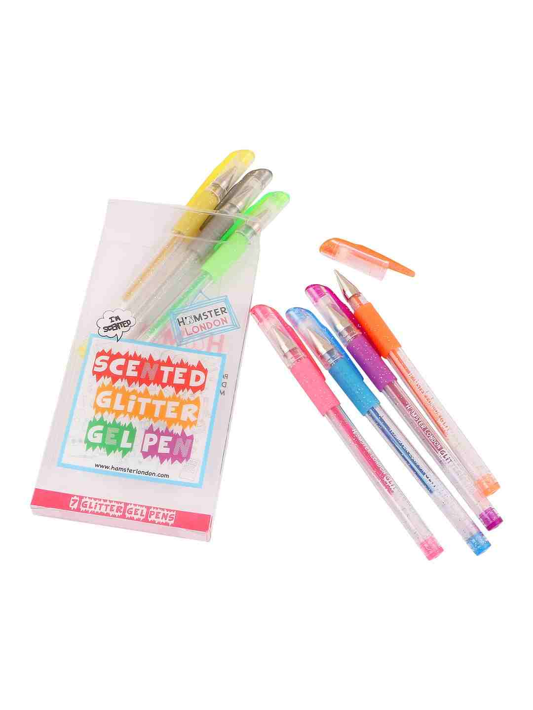 Hamster London Glitter Pens Set of 7 for Kids age 3Y+