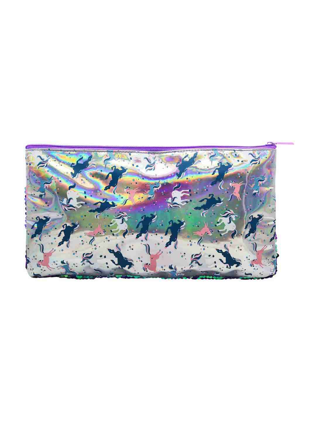 Hamster London Unicorn Sequin Pouch for Girls age 3Y+ (Purple)