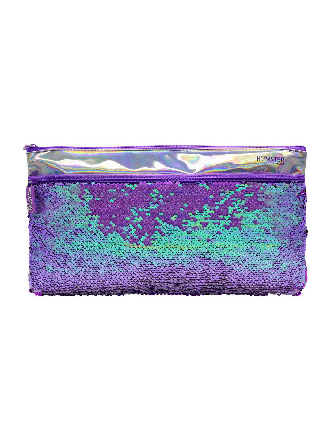 Hamster London Unicorn Sequin Pouch for Girls age 3Y+ (Purple)