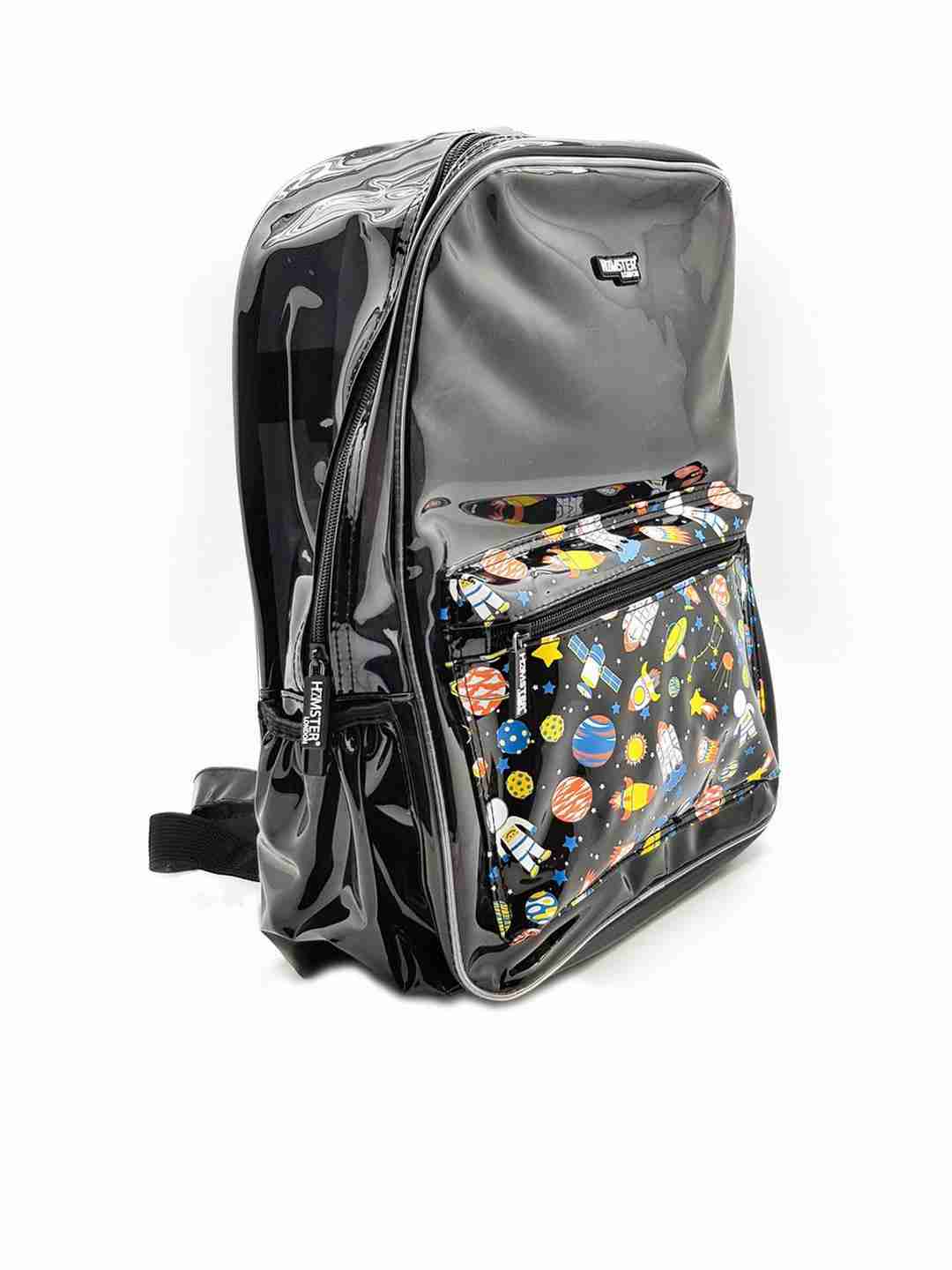 Hamster London Space Backpack Big Bags for Kids Age 3Y+ (Black)