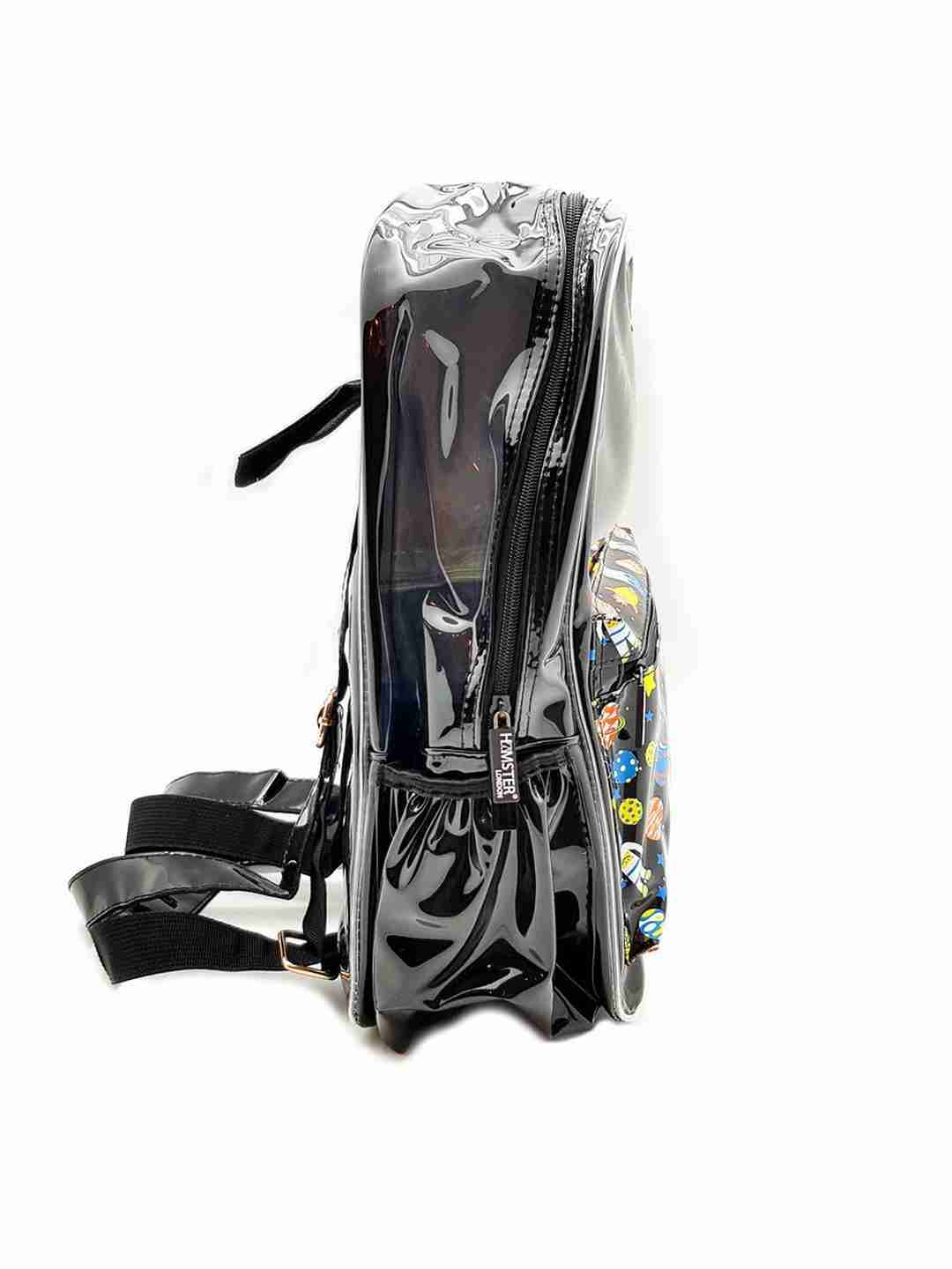 Hamster London Space Backpack Big Bags for Kids Age 3Y+ (Black)