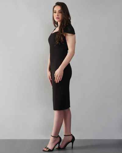 Black Classic Sheath Dress