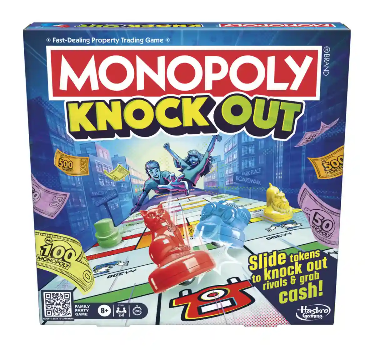 Hasbro Gaming Monopoly Knockout Quick-Playing Board Games, 8Y+, 2