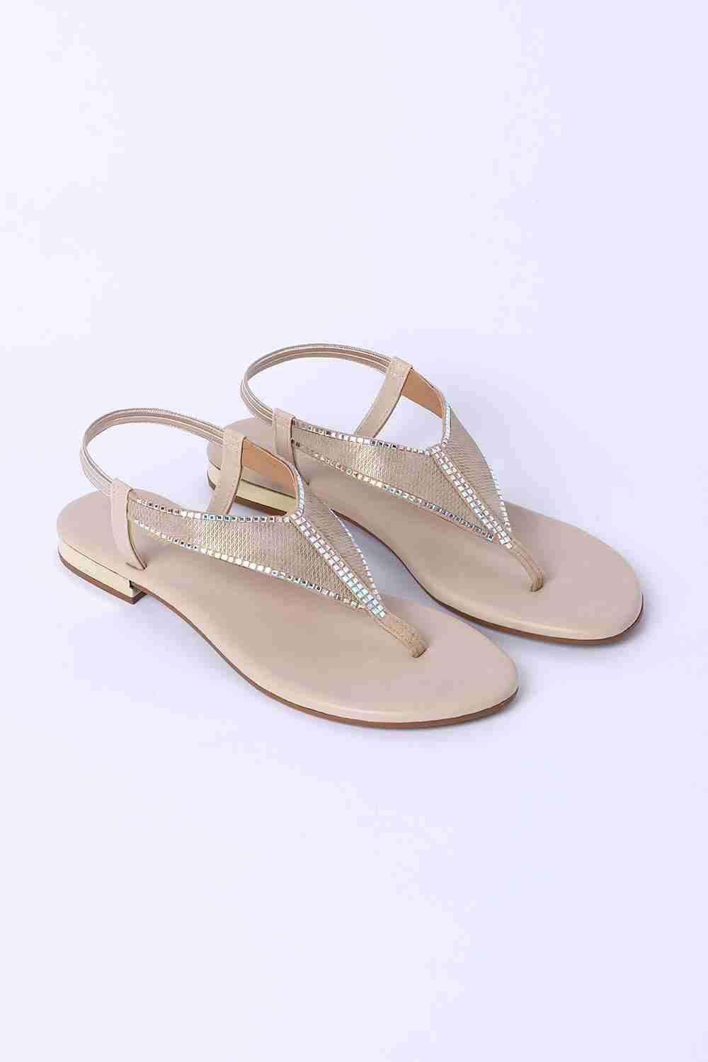 PU Slip-On Women's Party Wear Sandals