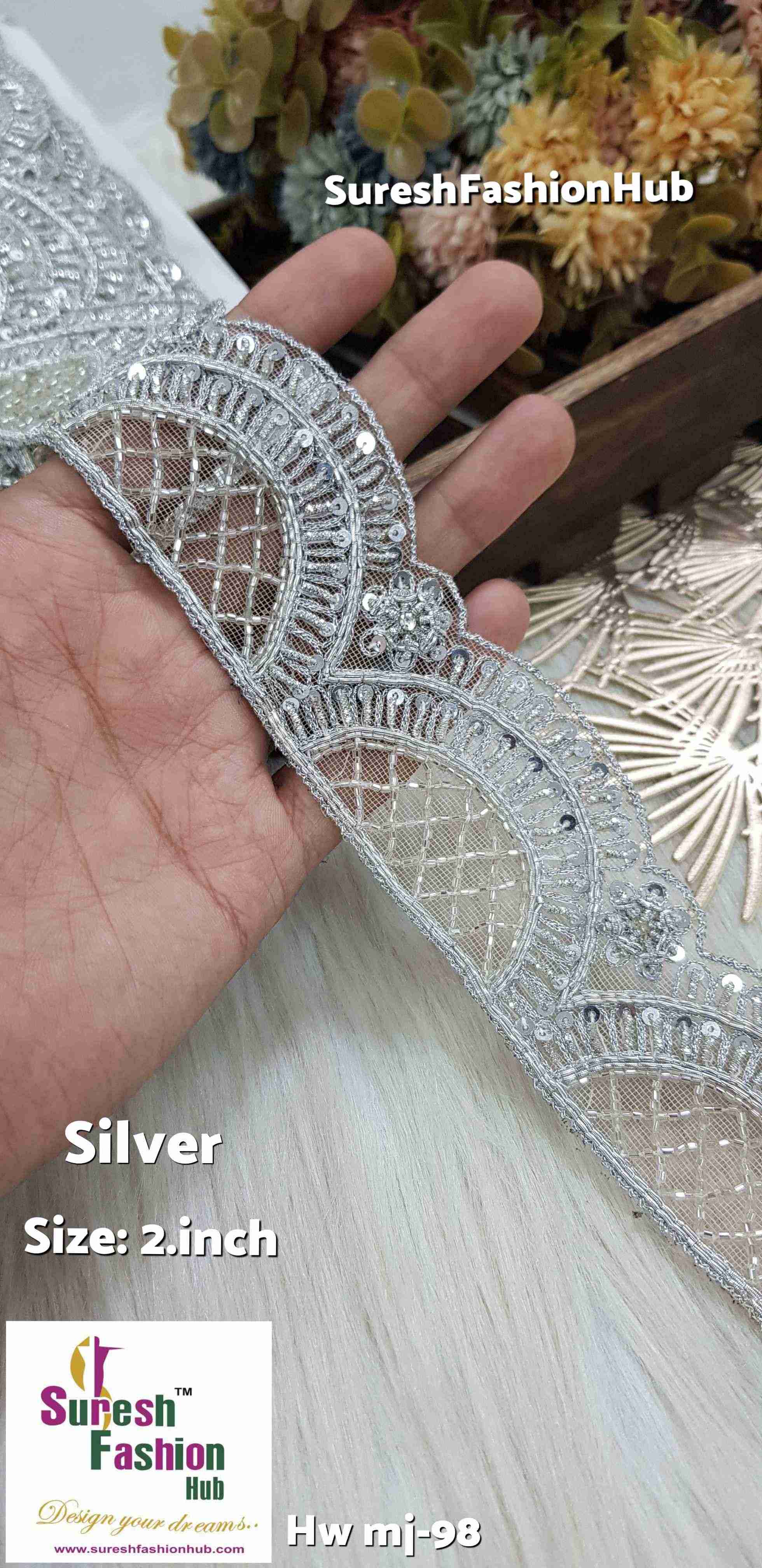 Intricate Machine-Made Cutwork Lace for Craft Projects