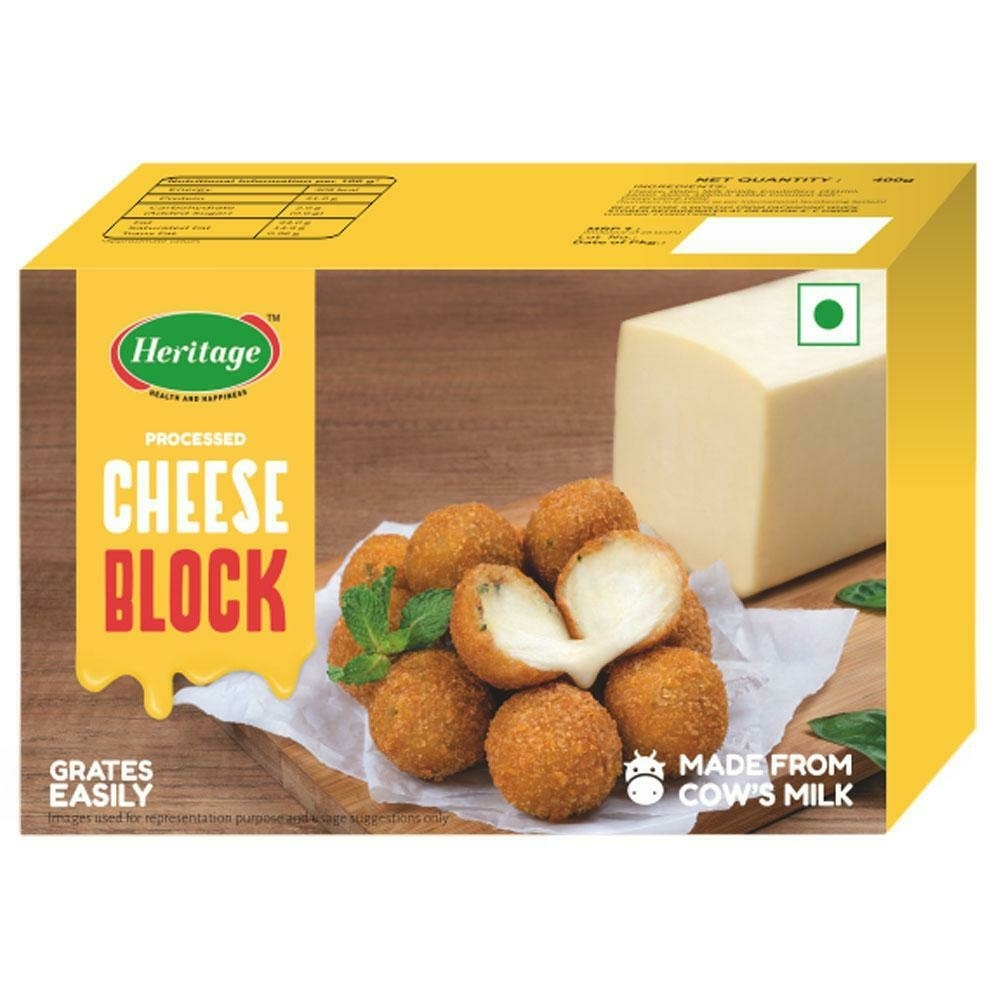 Heritage Cheese Block 400 G (Carton)