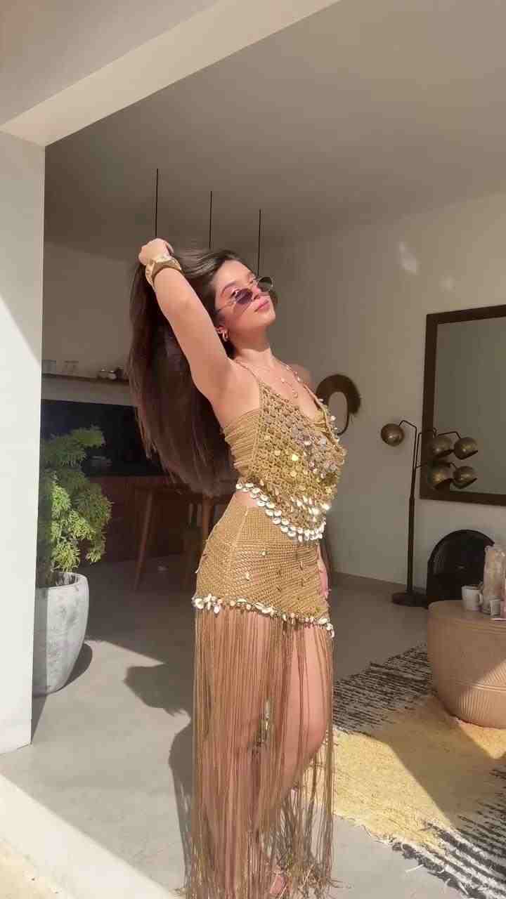 Tropical Glow Crochet Top