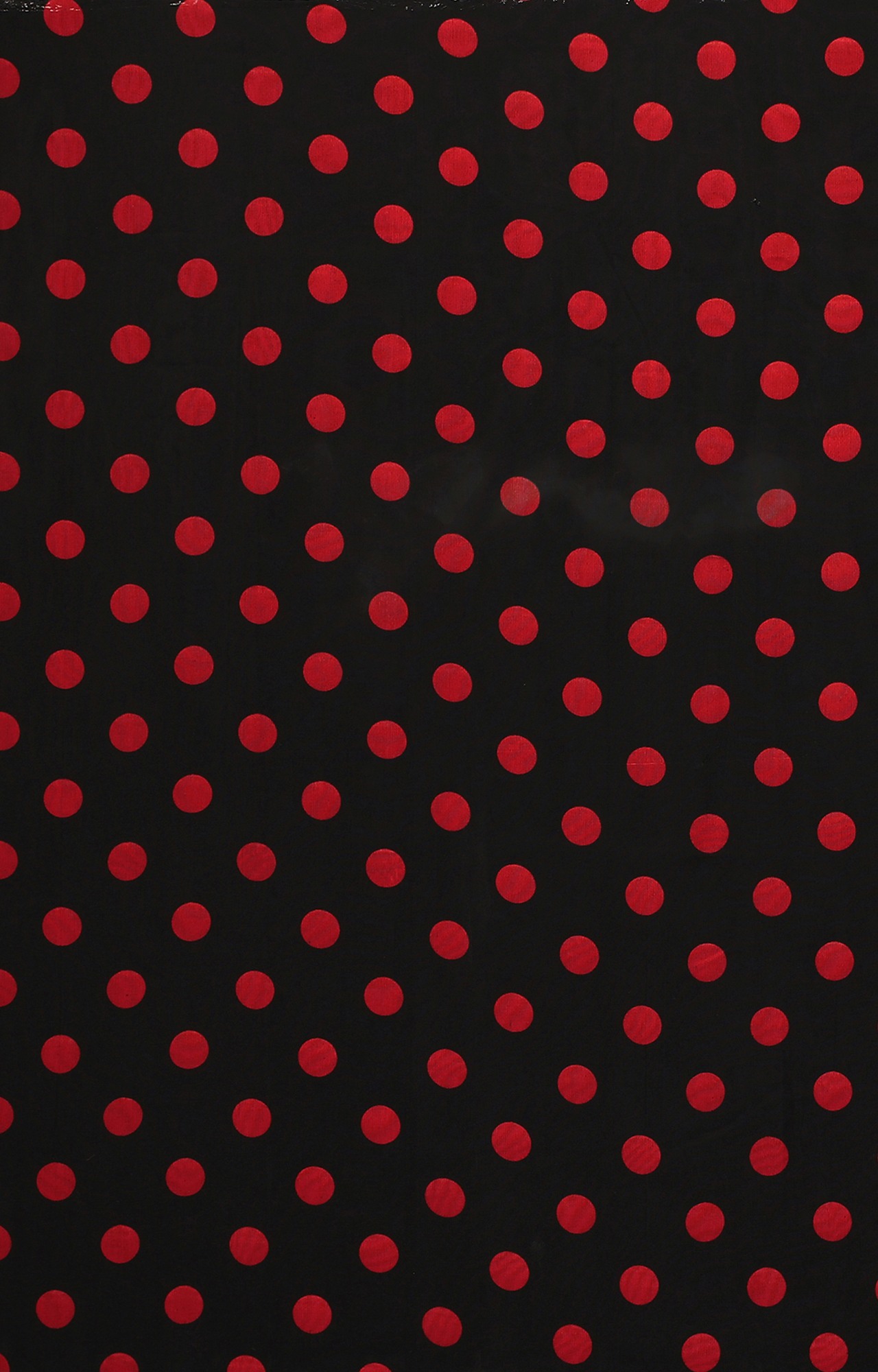 Women's Black & Red Poly Georgette Polka Dot/Geometric Print Saree-HAL23RYN00043BLCK-RED