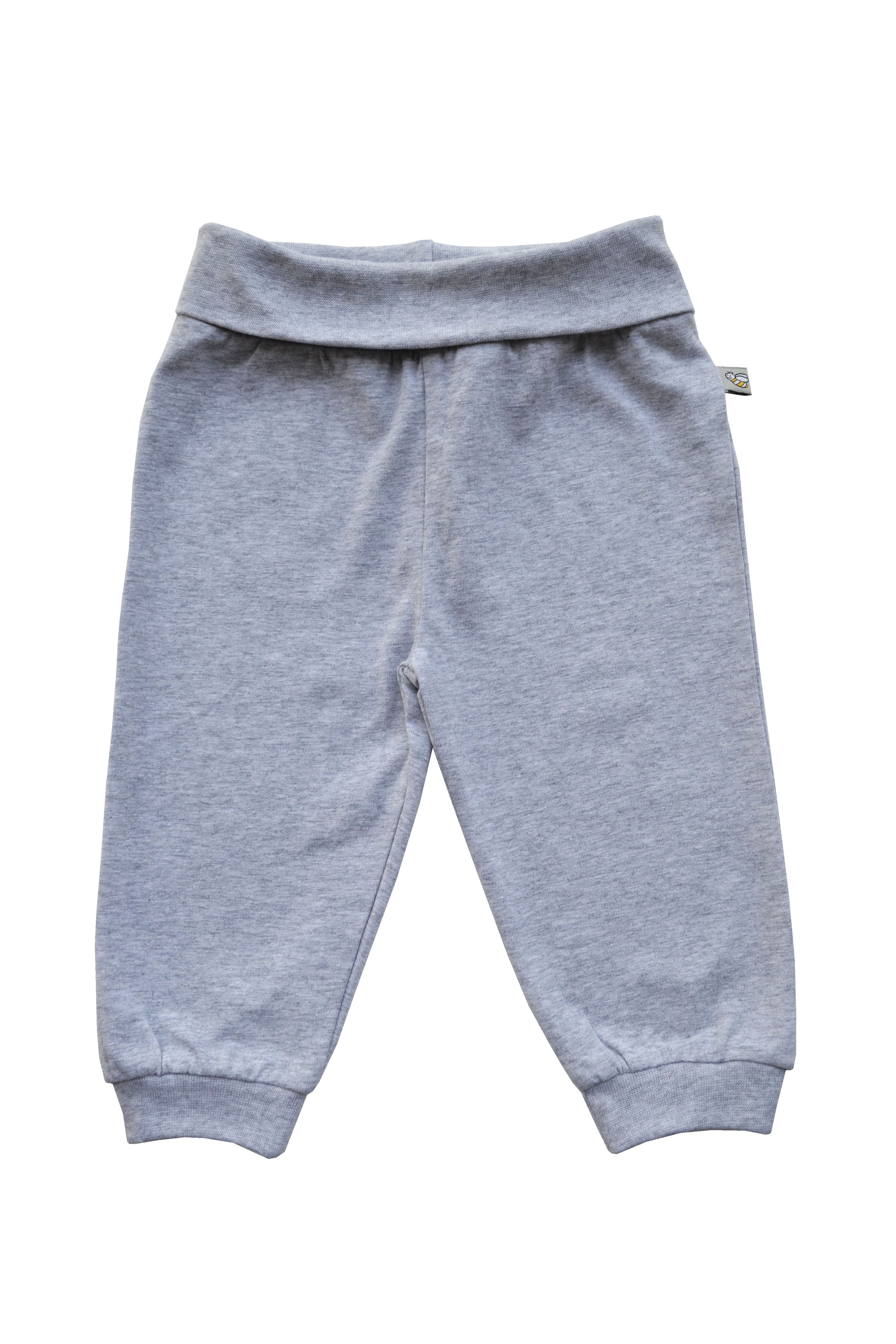 Babeez | Grey Melange Pant (95%Cotton 5%Elasthan Jersey) undefined