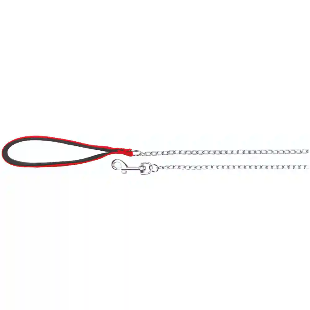Trixie | Trixie Chain Leash with Nylon Hand Loop, 4mm Thickness