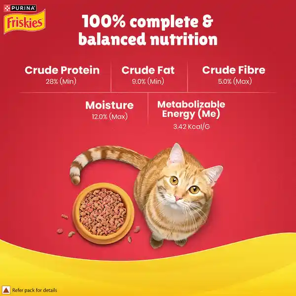 Friskies Meaty Grills Adult Cat Dry Food 400g