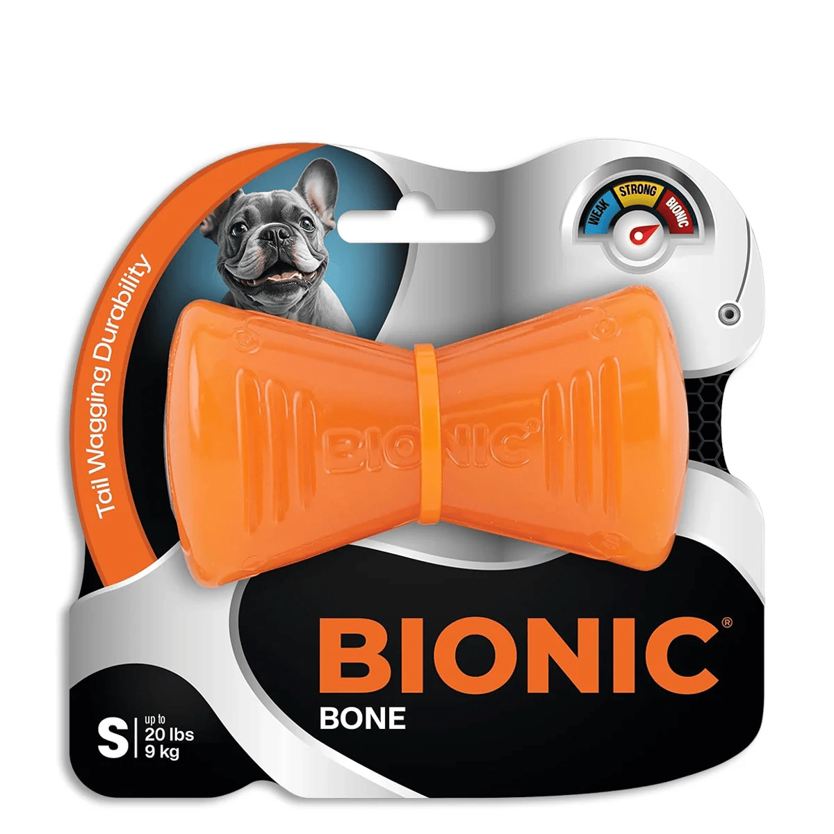 Bionic Bone Small Dog Toy, 9.5 cm
