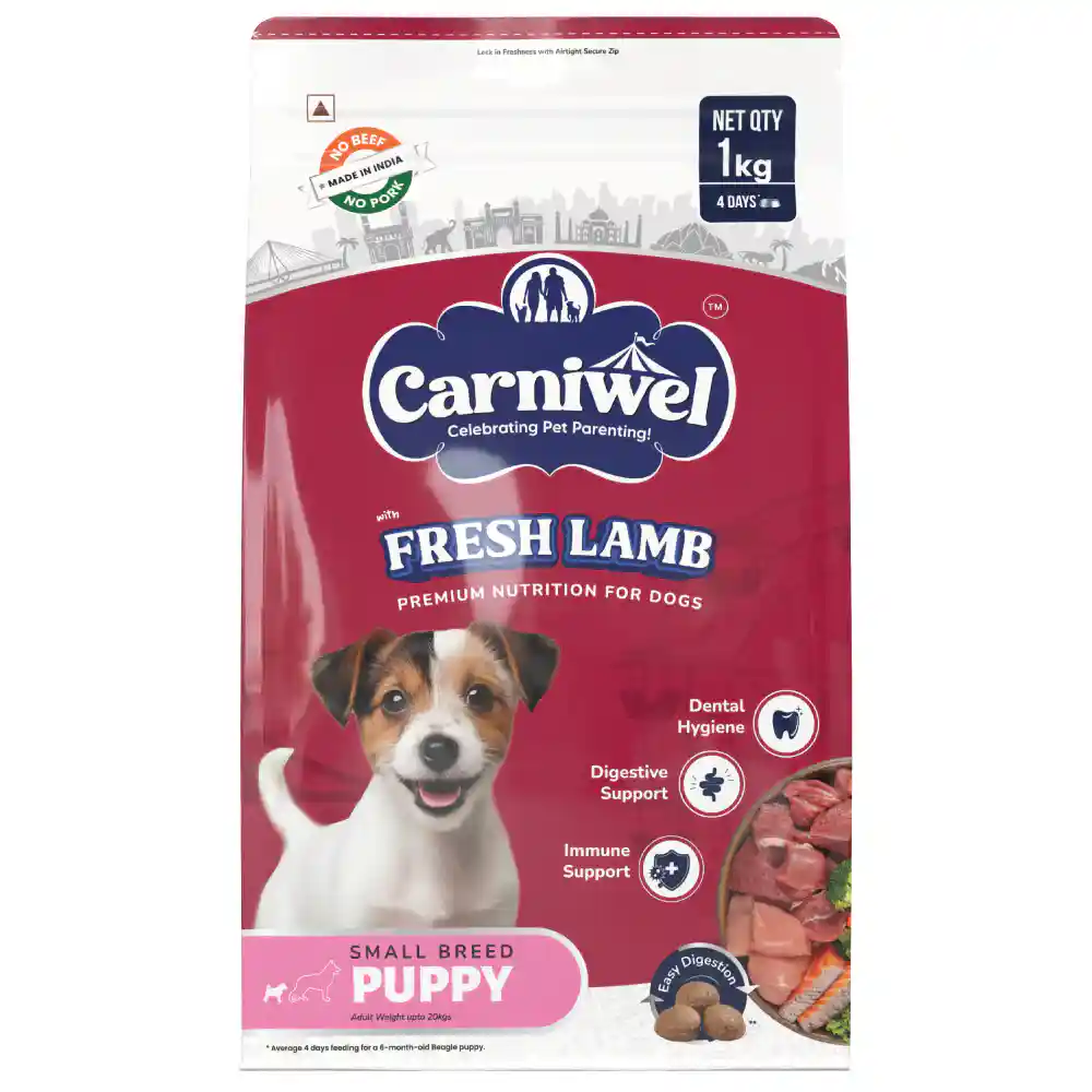 Carniwel Fresh Lamb Puppy Small dogs 3KG – (Best Before Mar’26)