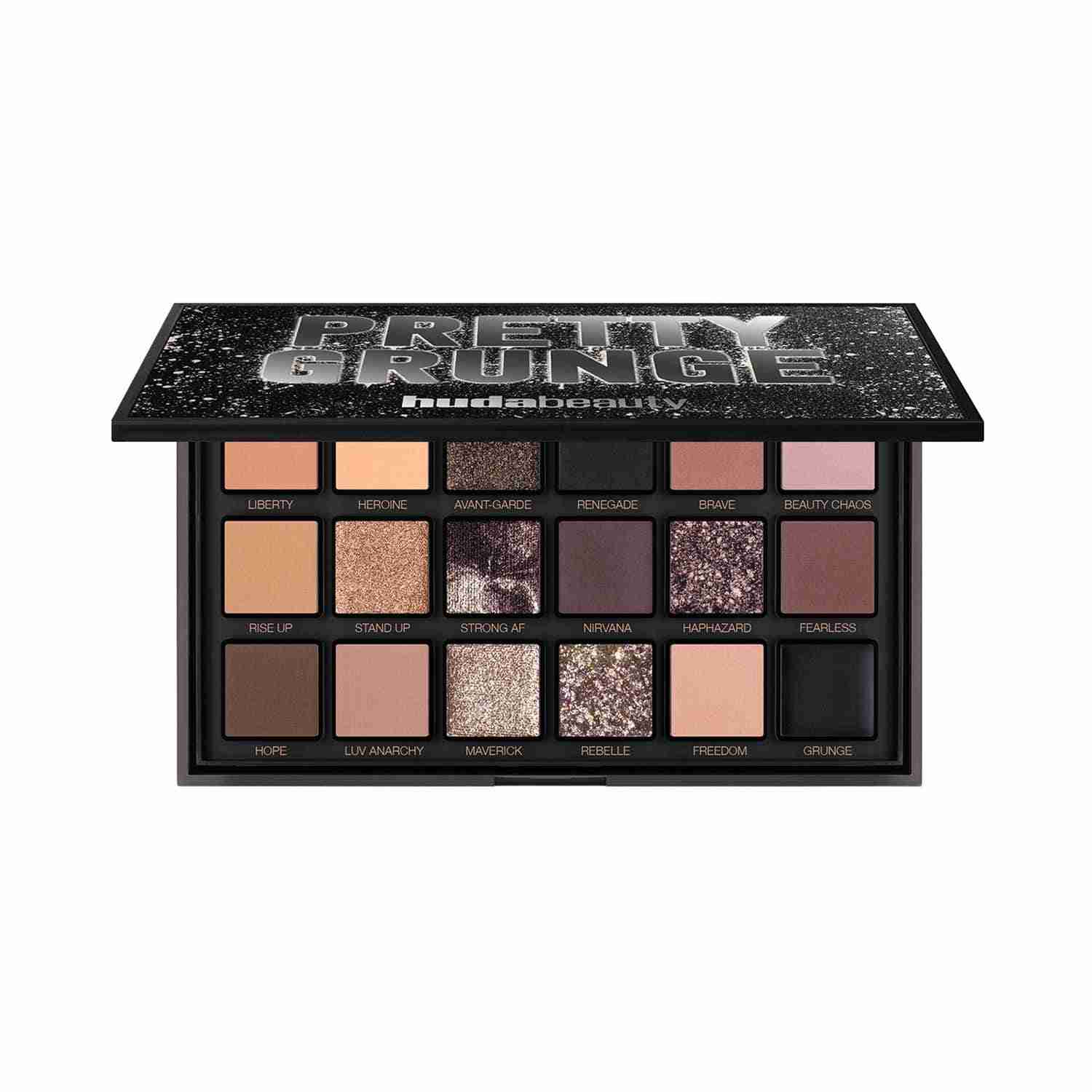 Huda Beauty Pretty Grunge Eyeshadow Palette - Multi-Color (16.8g)