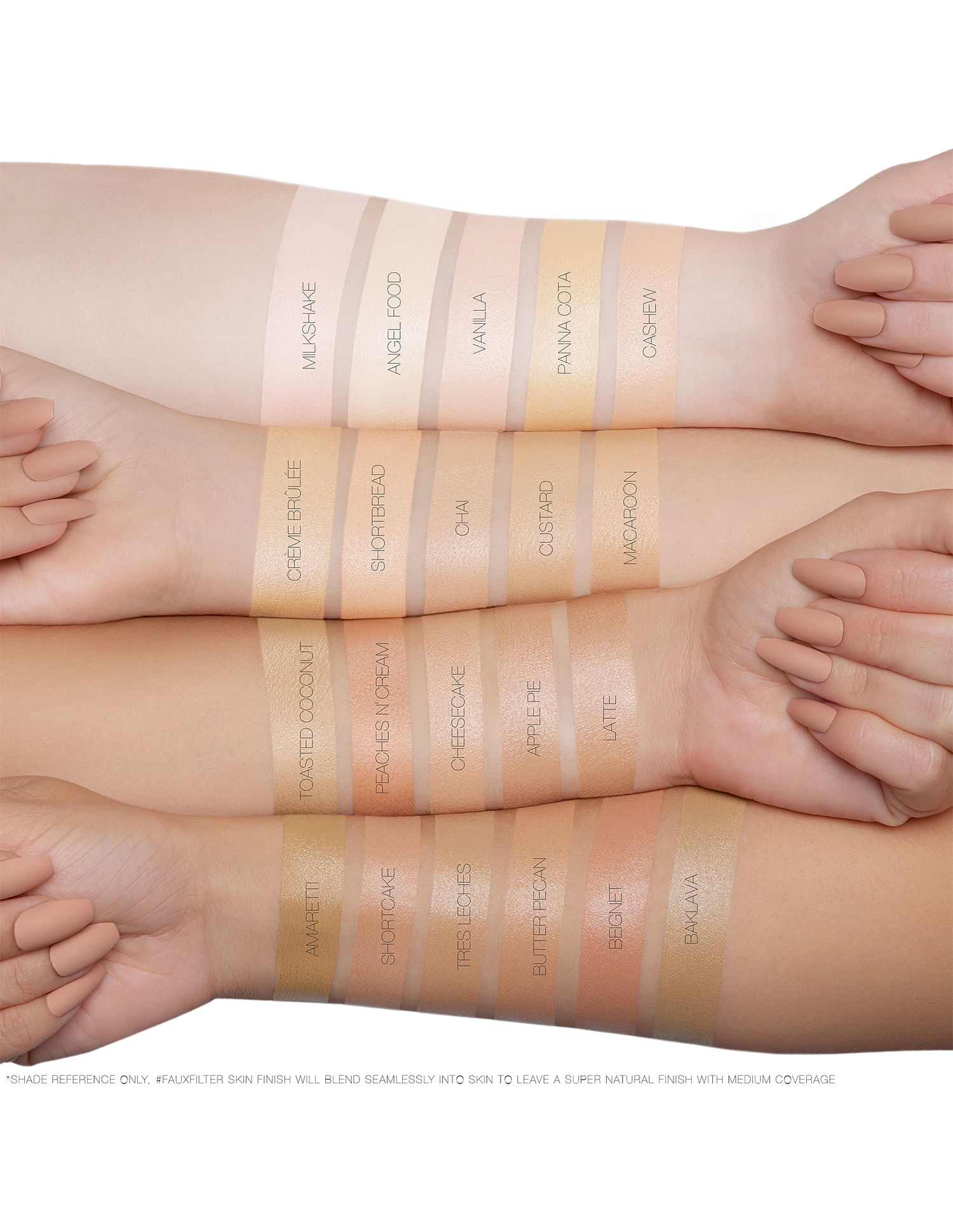 #FauxFilter Skin Finish Buildable Coverage Foundation Stick • Peanut Butter Cup 455R