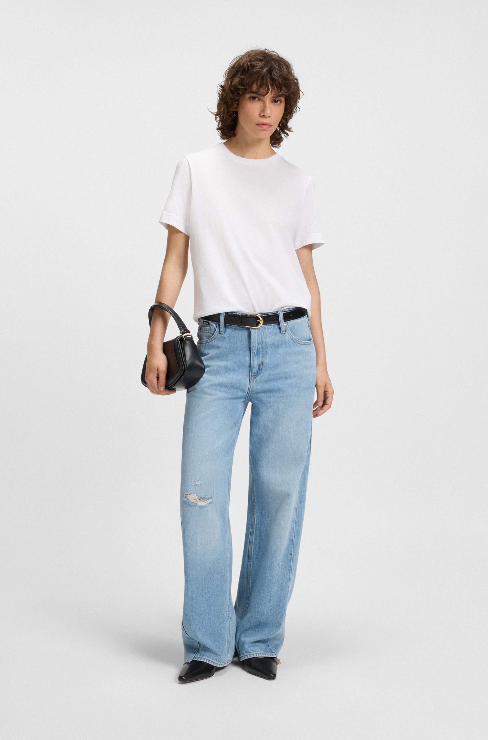 Relaxed-fit T-shirt in cotton jersey