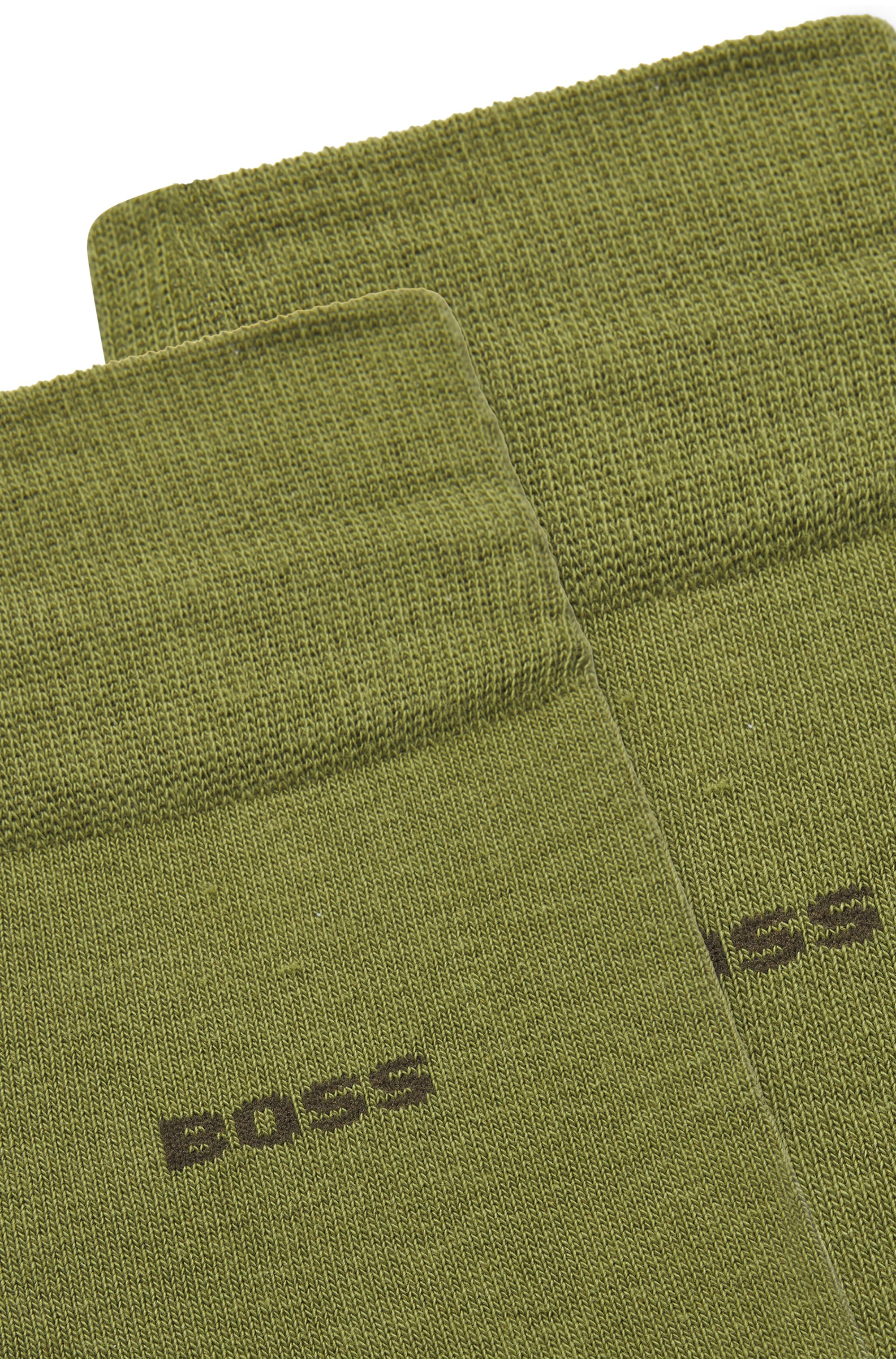 Two-pack of cotton-blend regular-length socks