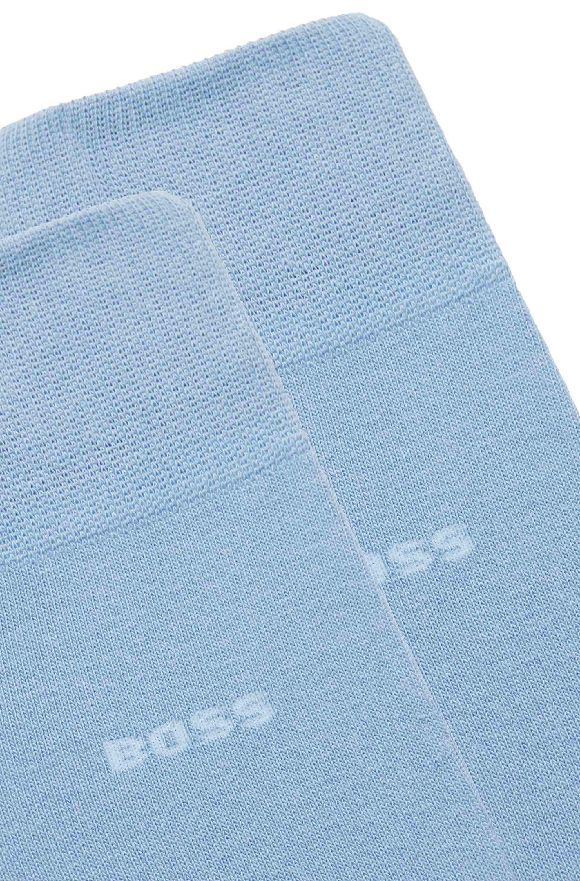 Two-pack of cotton-blend regular-length socks