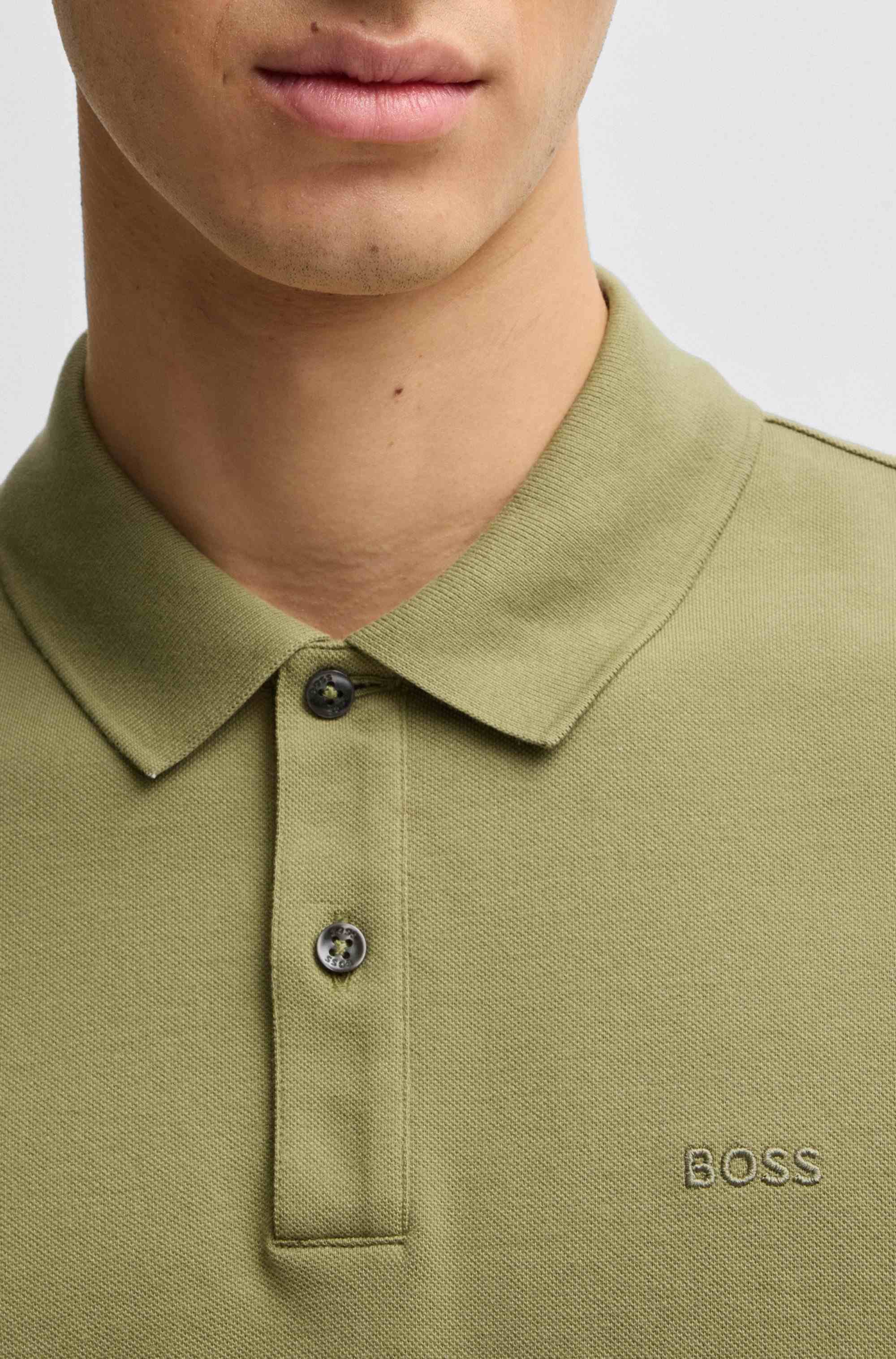 Pallas polo shirt in cotton piqué with logo details