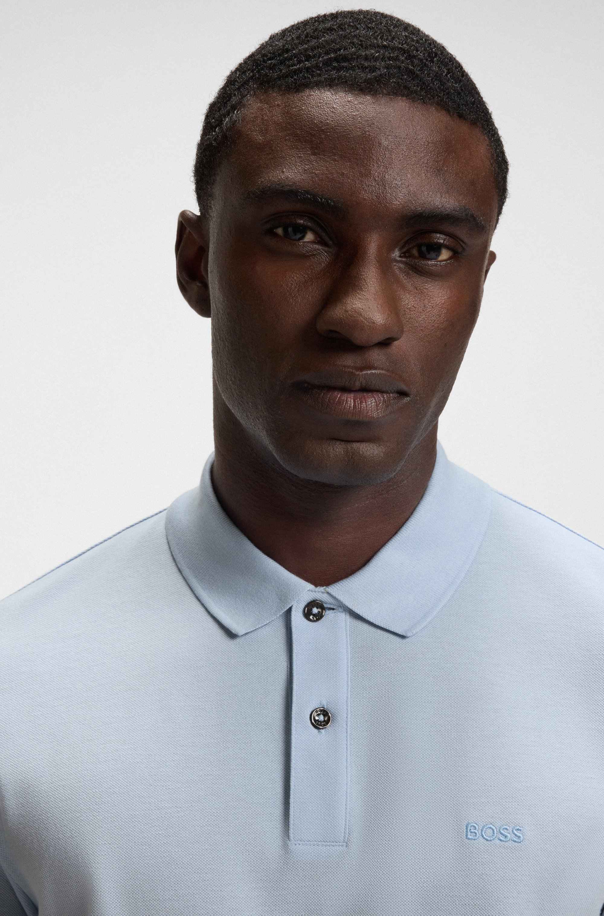 Pallas polo shirt in cotton piqué with logo details