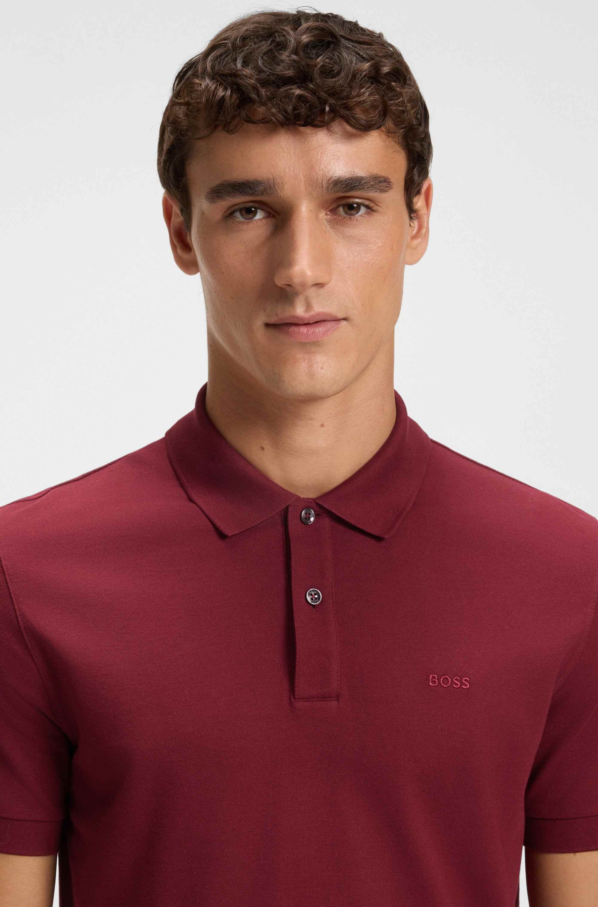 Pallas polo shirt in cotton piqué with logo details