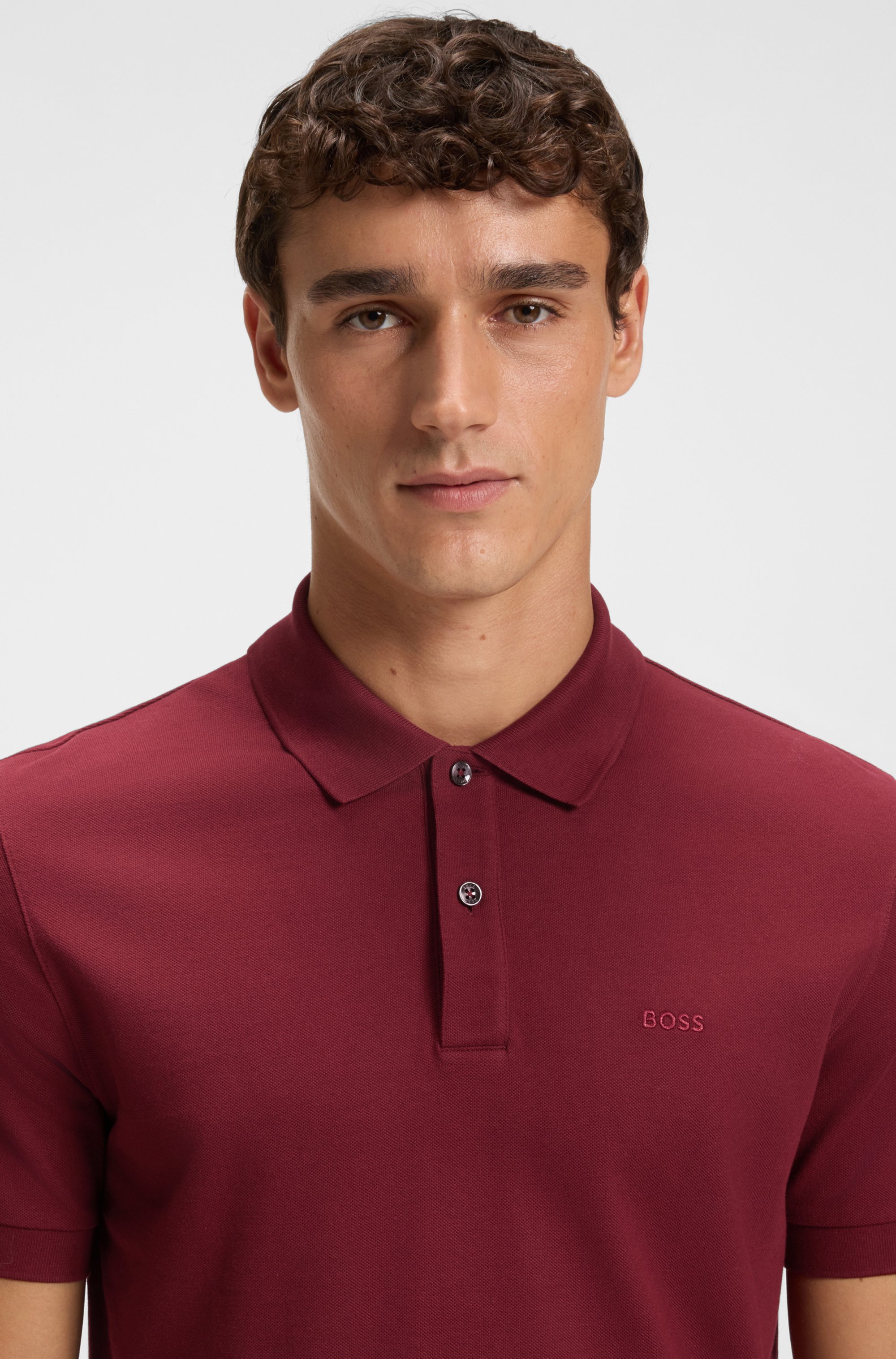 Pallas polo shirt in cotton piqué with logo details