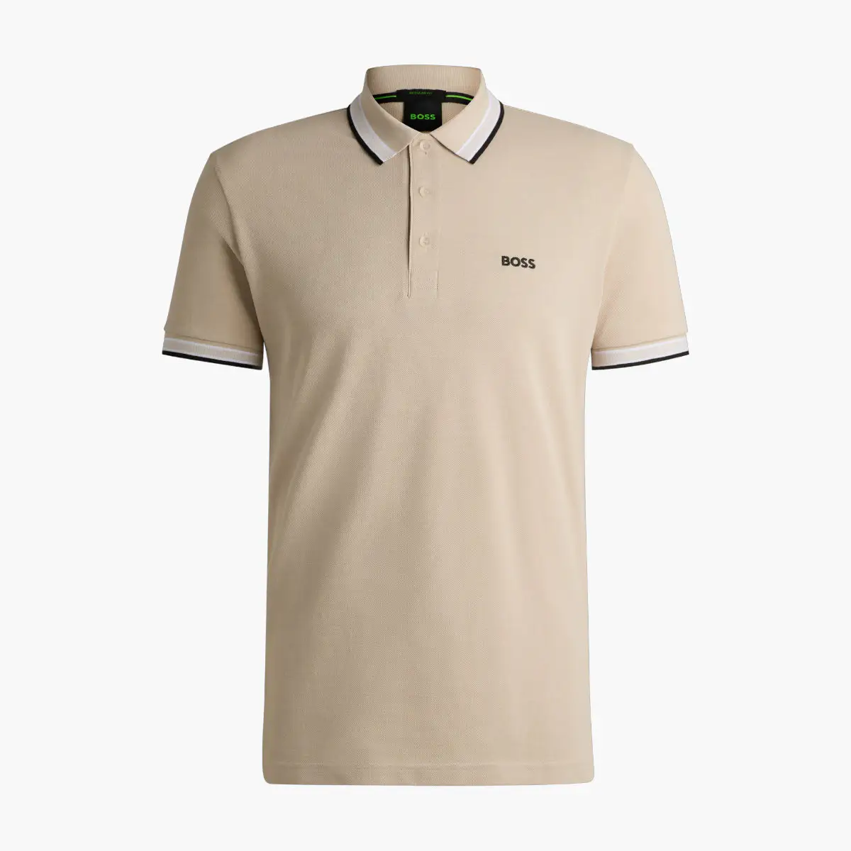 Paddy Logo Contrast Tipped Piqué Polo