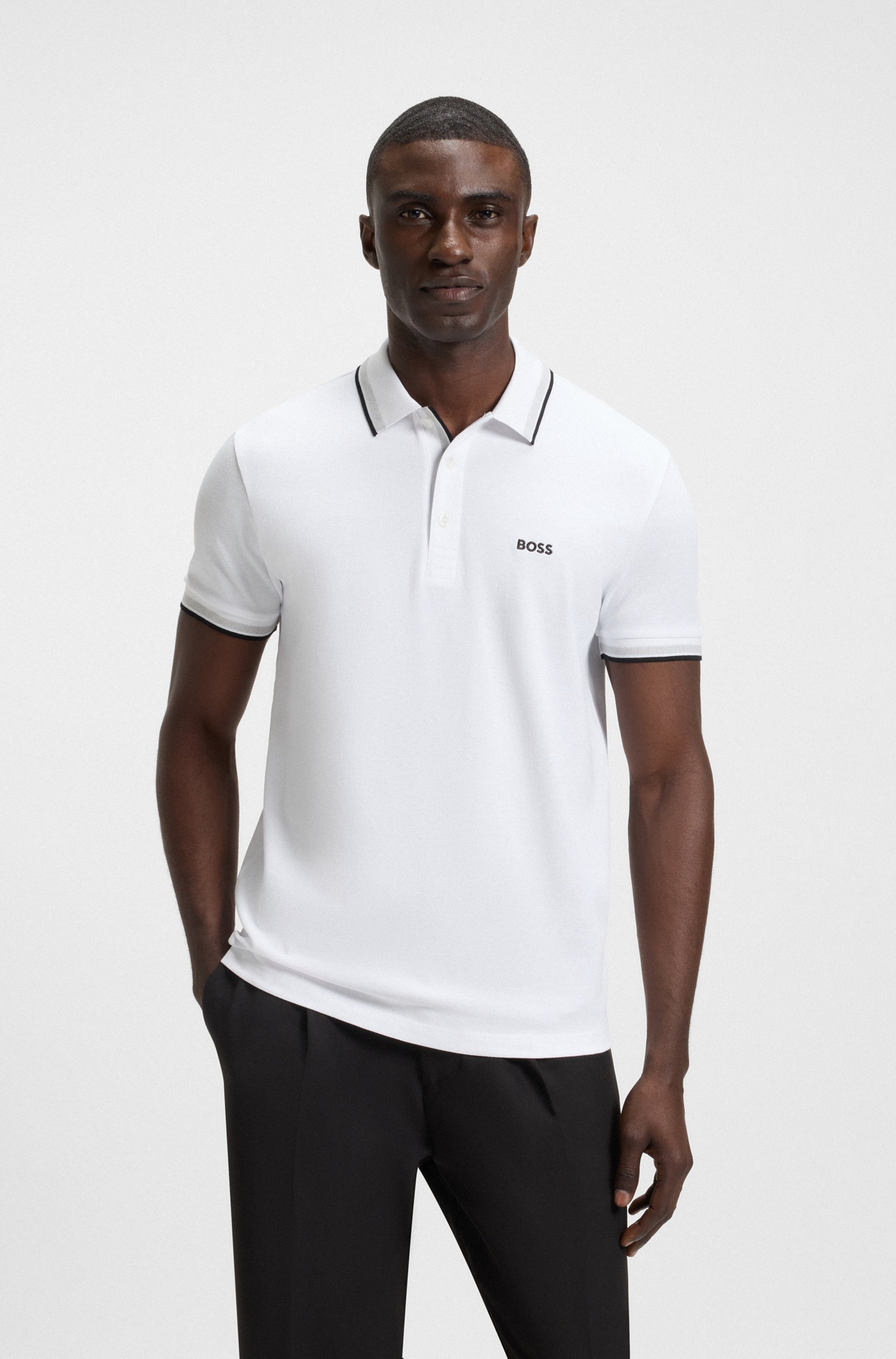 Paddy polo shirt in cotton piqué