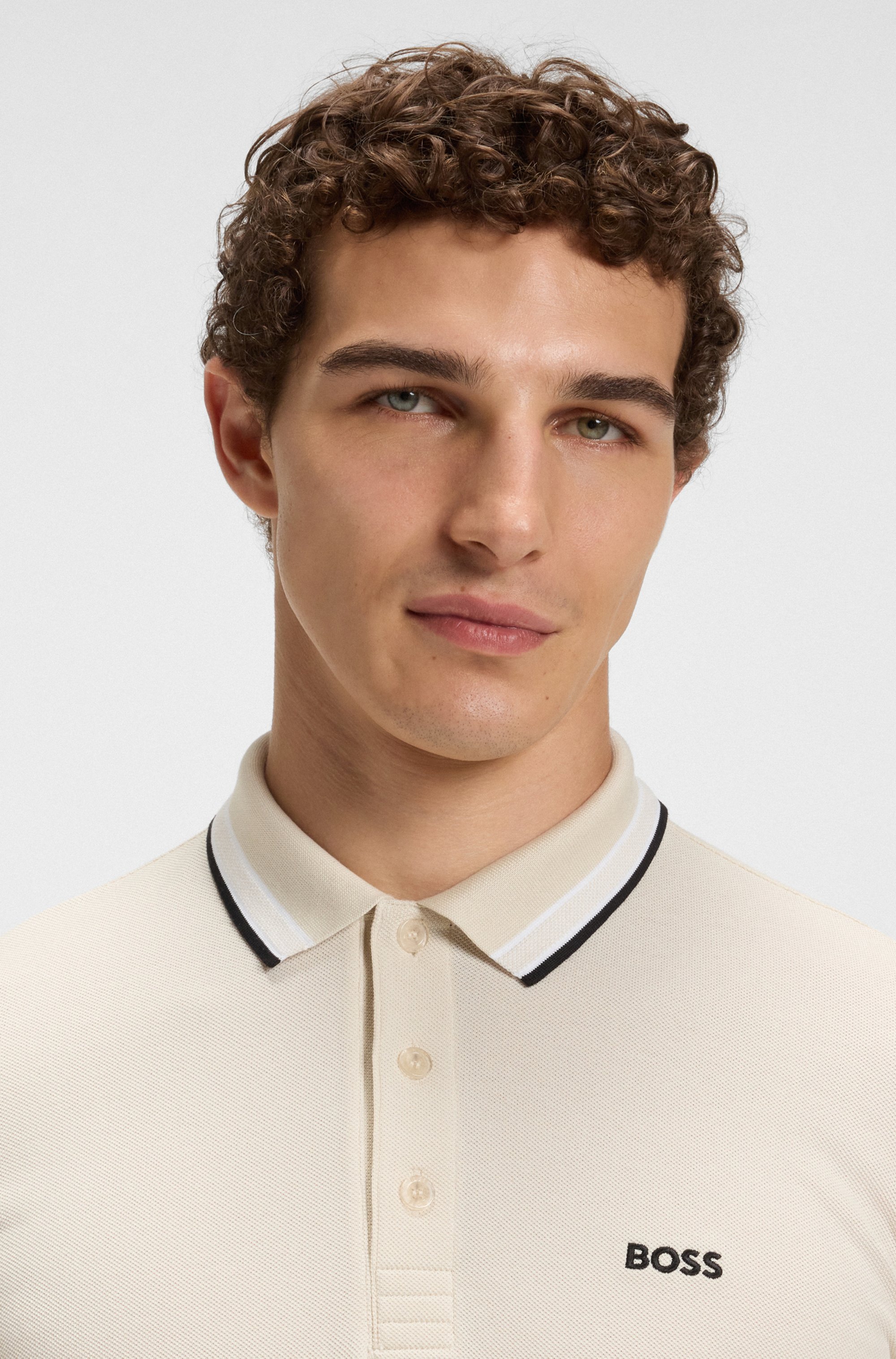 Paddy polo shirt in cotton piqué