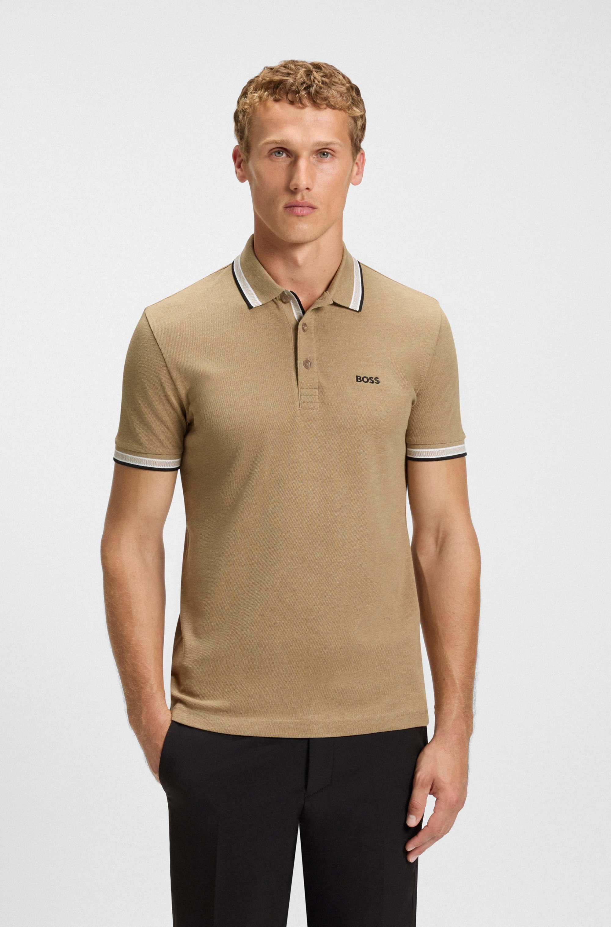 Paddy polo shirt in cotton piqué