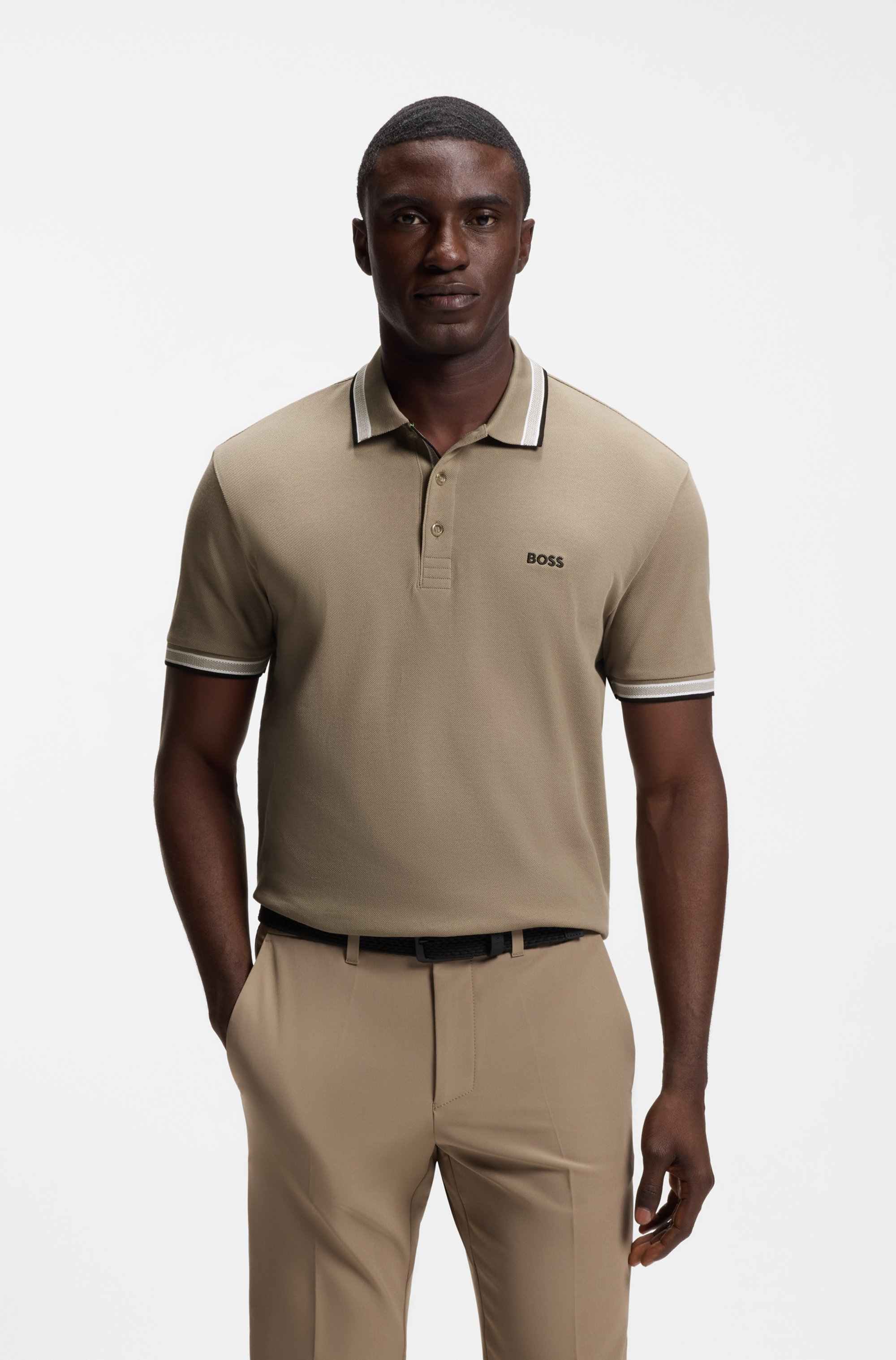 Paddy polo shirt in cotton piqué