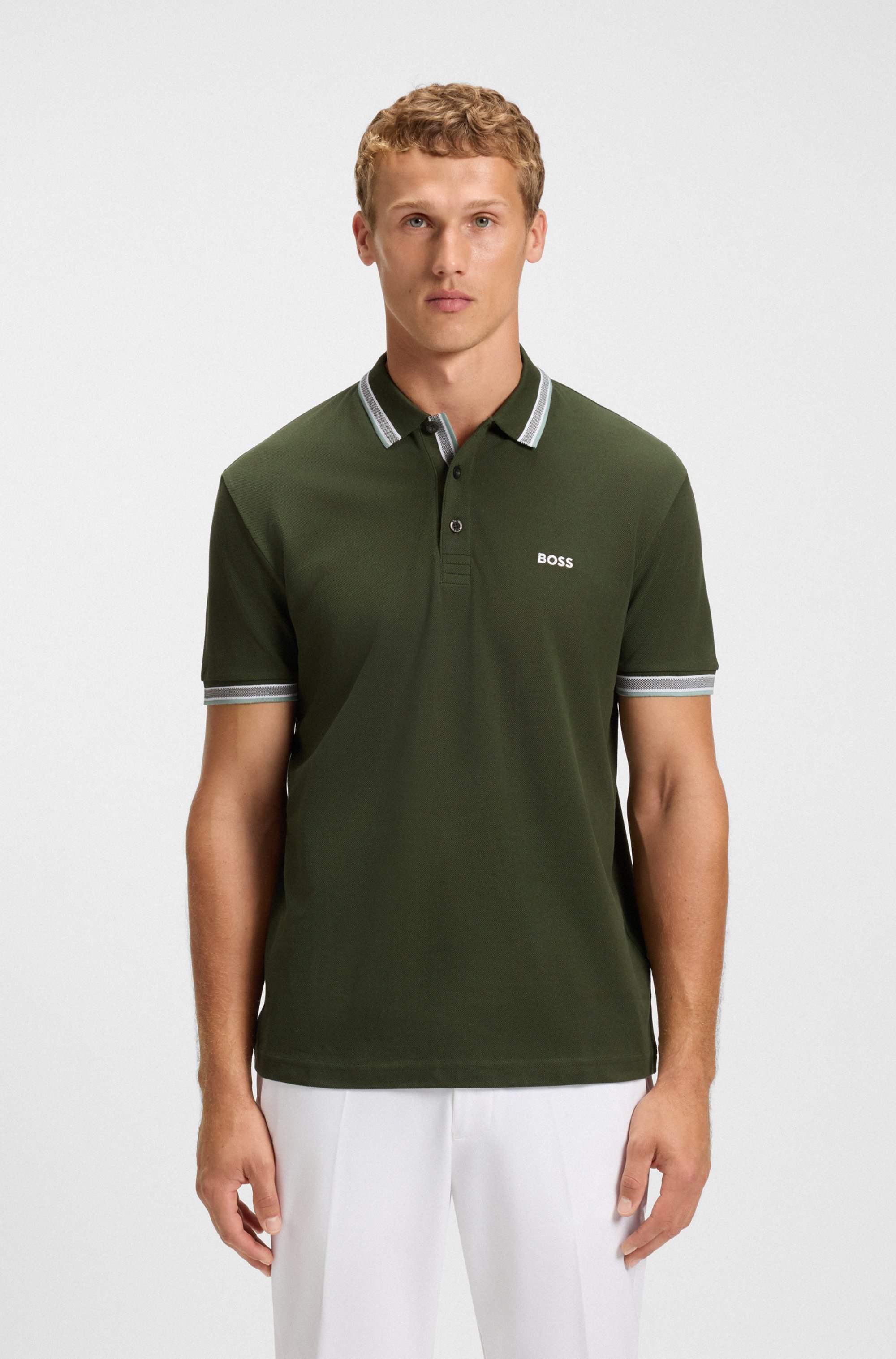 Paddy polo shirt in cotton piqué