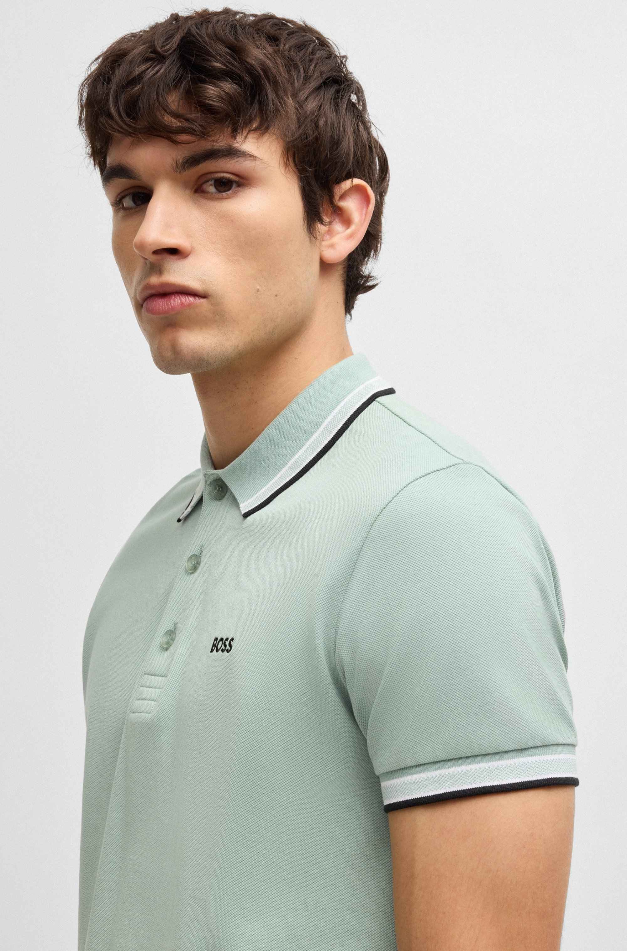 Paddy polo shirt in cotton piqué