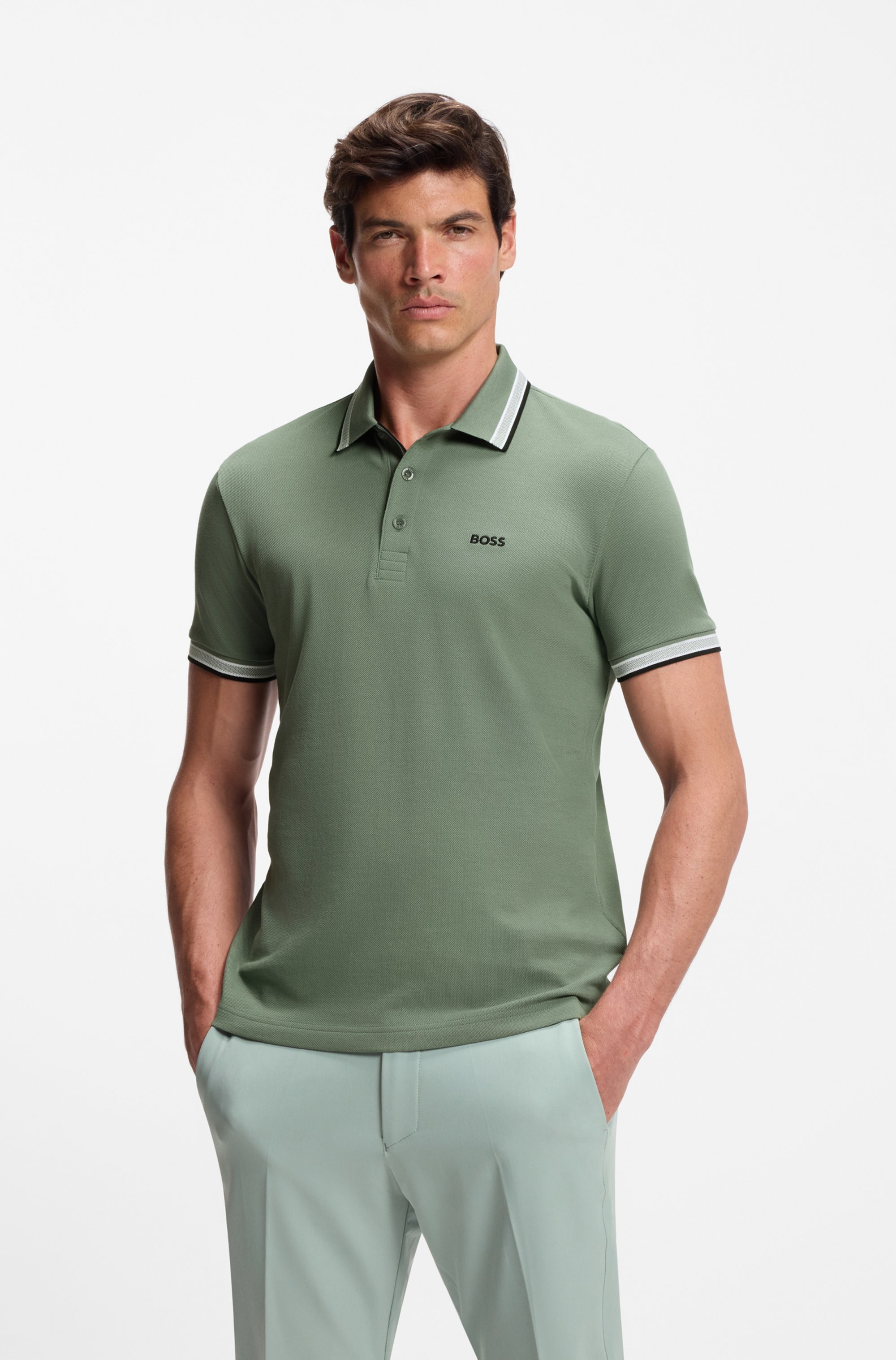 Paddy polo shirt in cotton piqué