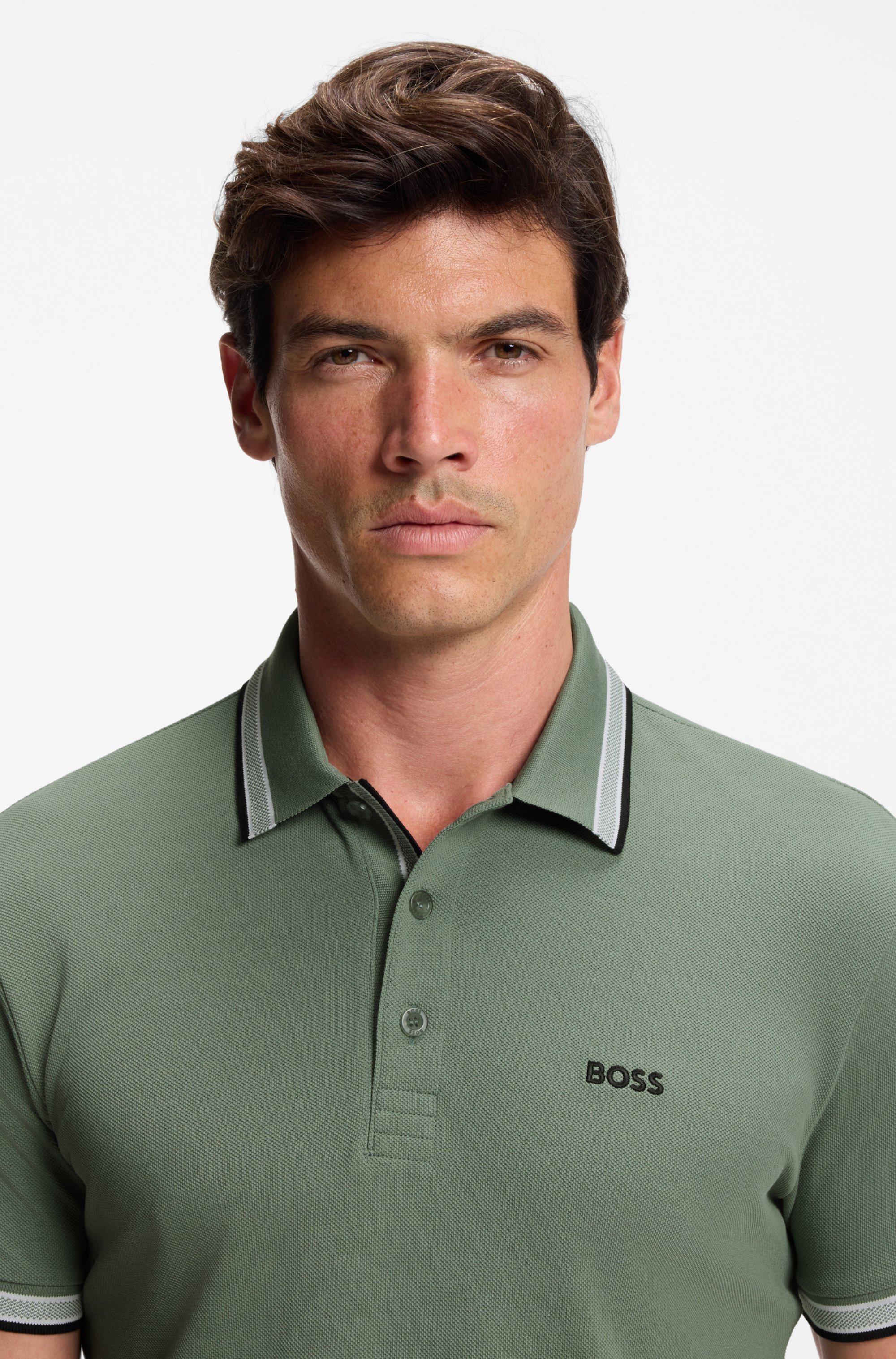 Paddy polo shirt in cotton piqué