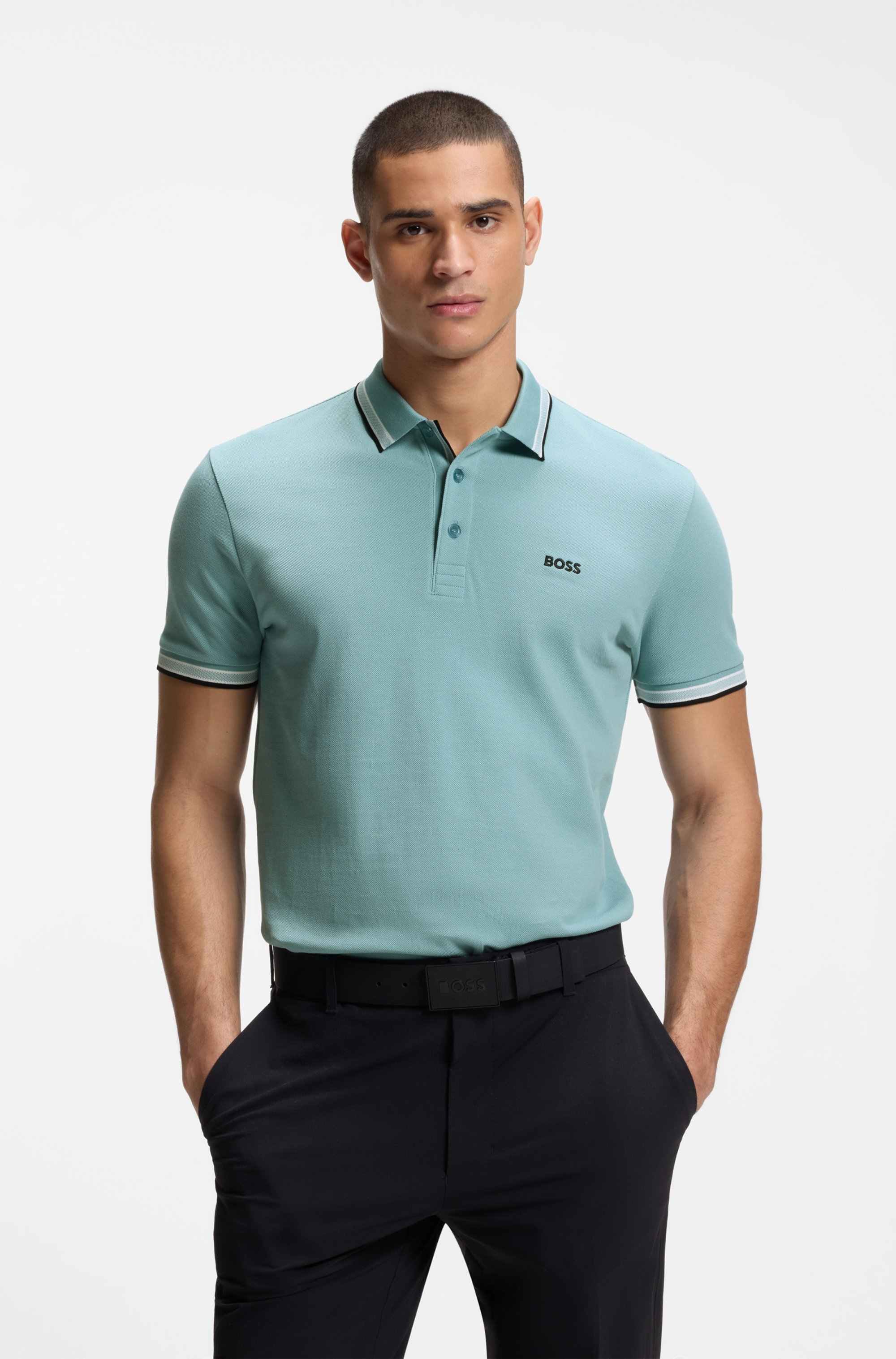 Paddy polo shirt in cotton piqué