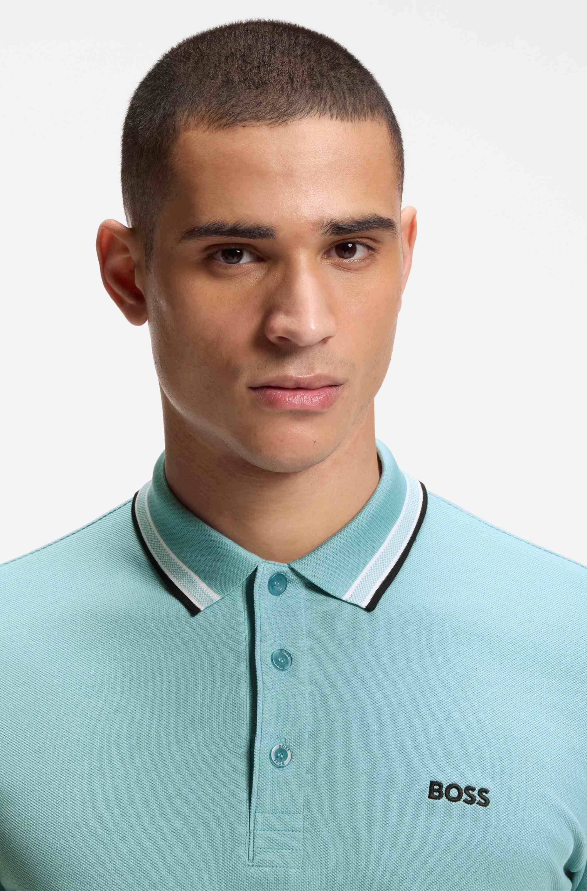 Paddy polo shirt in cotton piqué