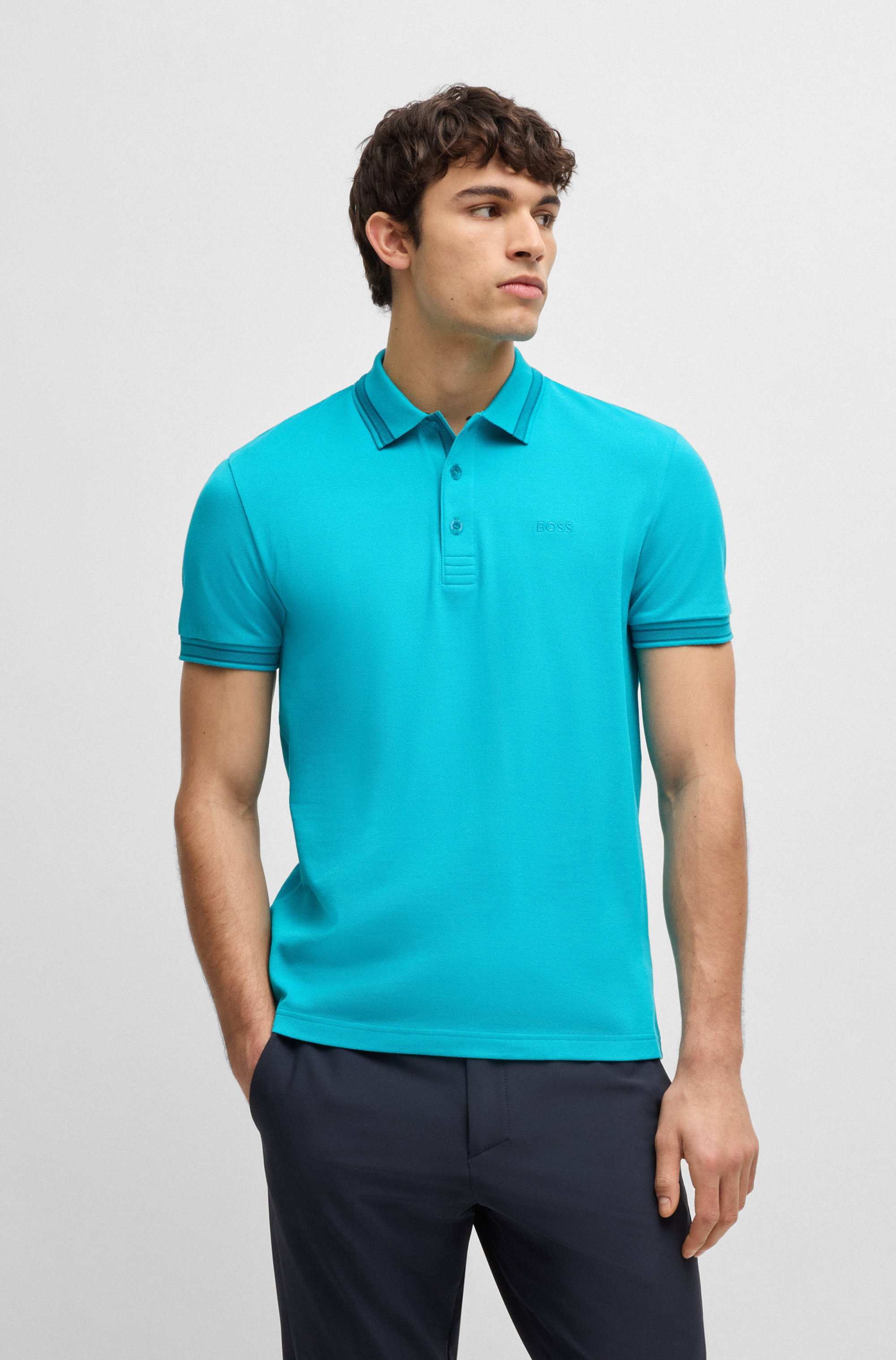 Paddy polo shirt in cotton piqué